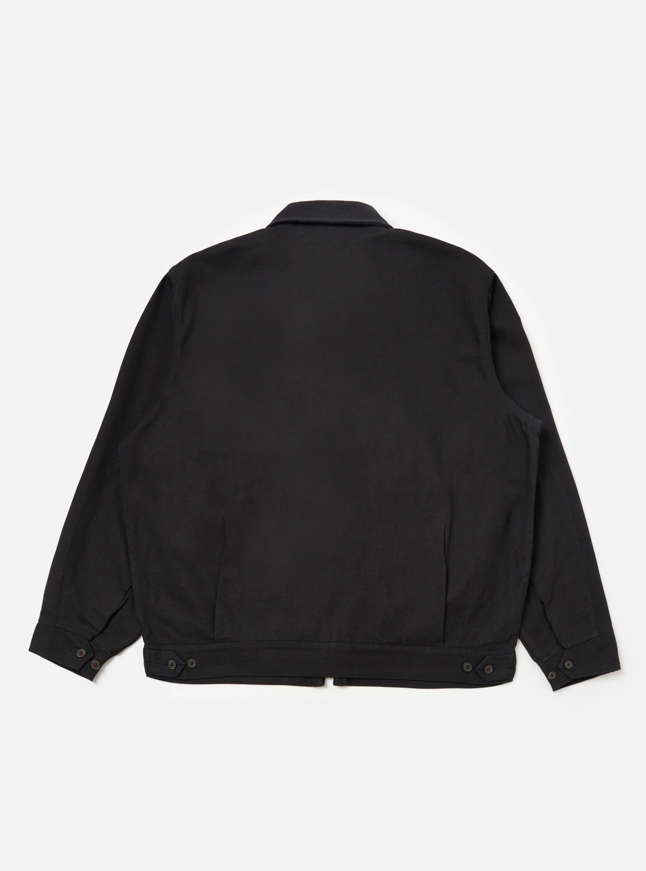 Black Organic Canvas S130 Jacket - Image 5