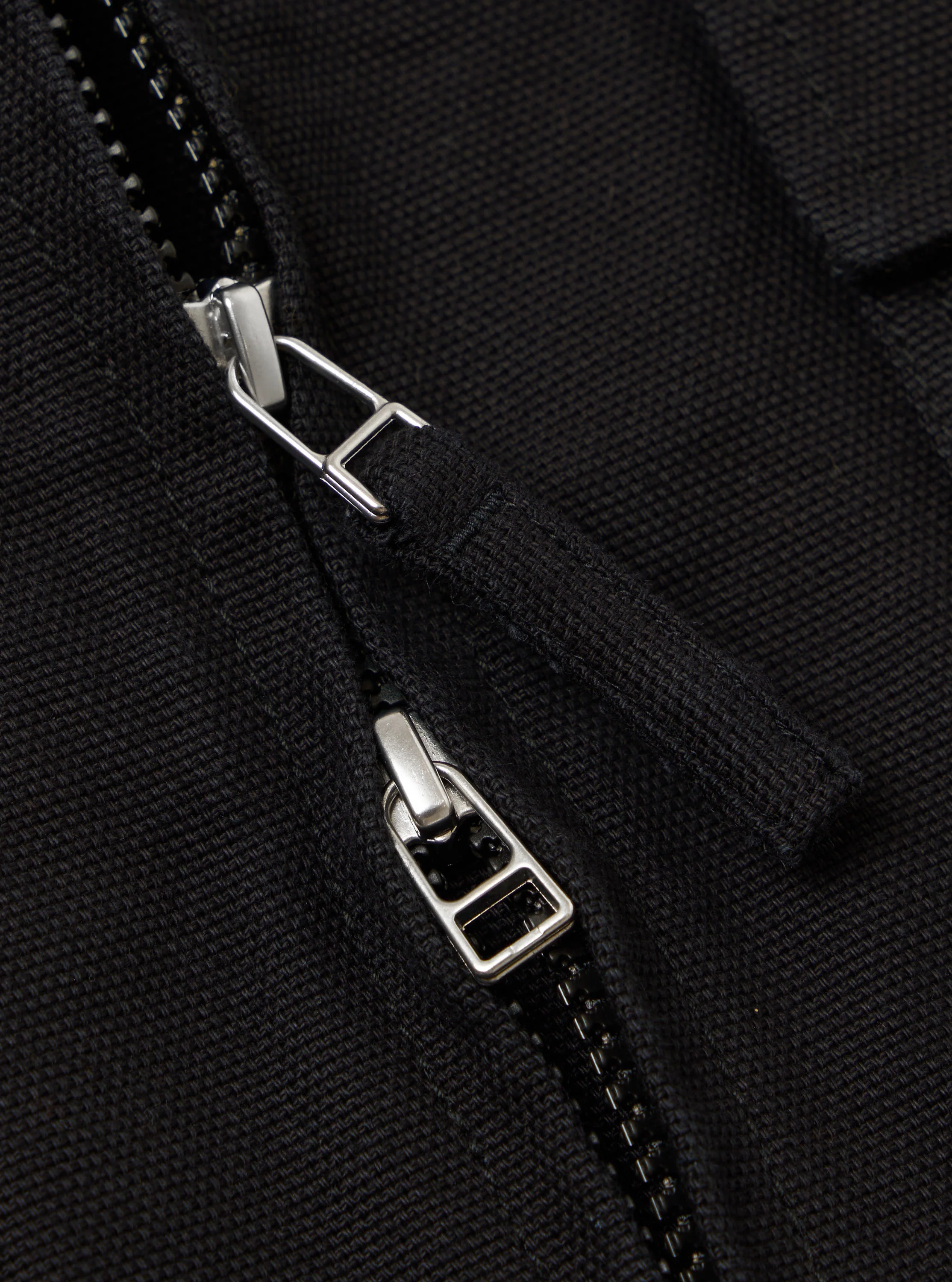 Black Organic Canvas S130 Jacket - Image 7