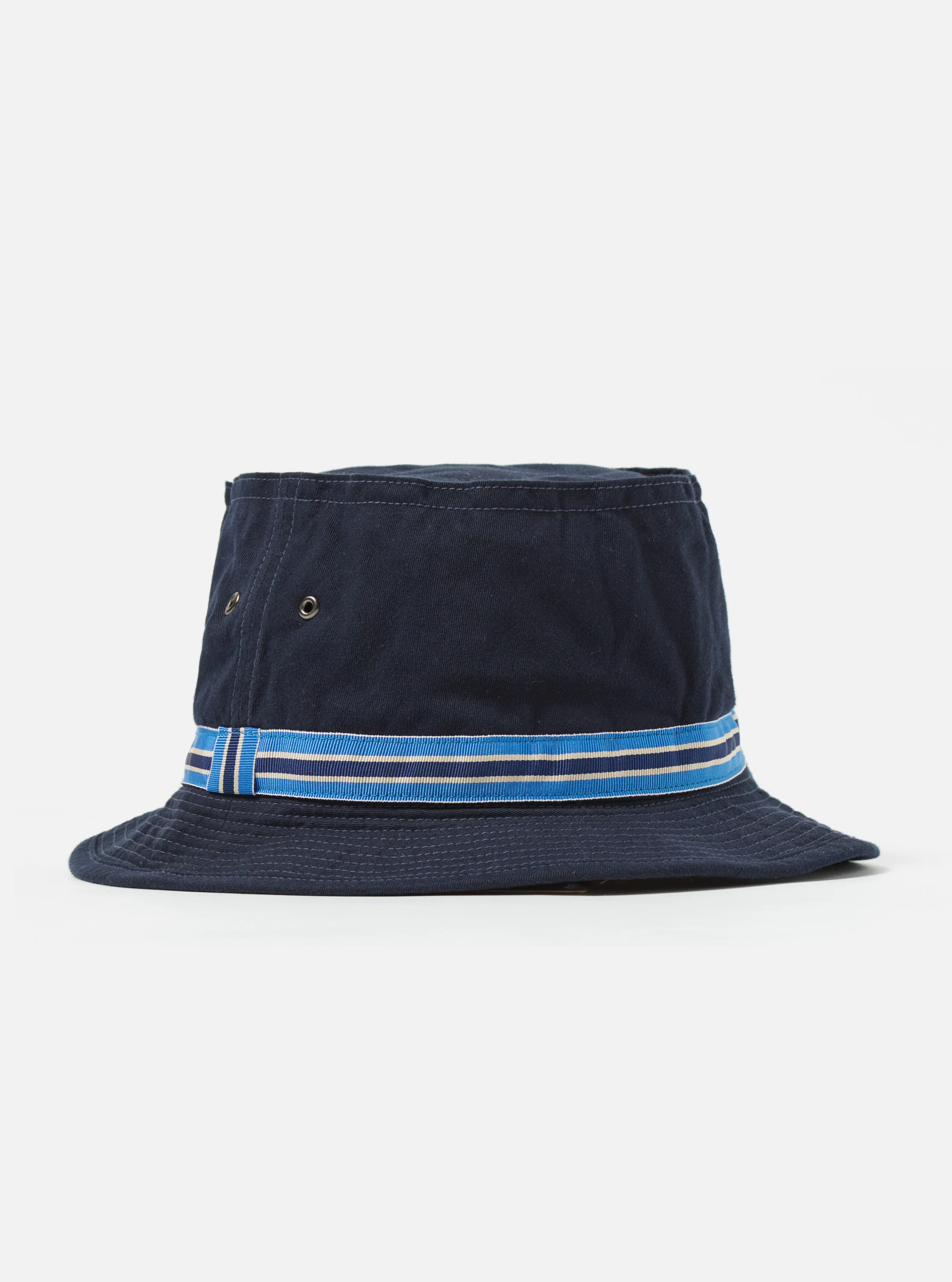 cableami® Navy Chino Cotton Loose Light Pork Pie Hat