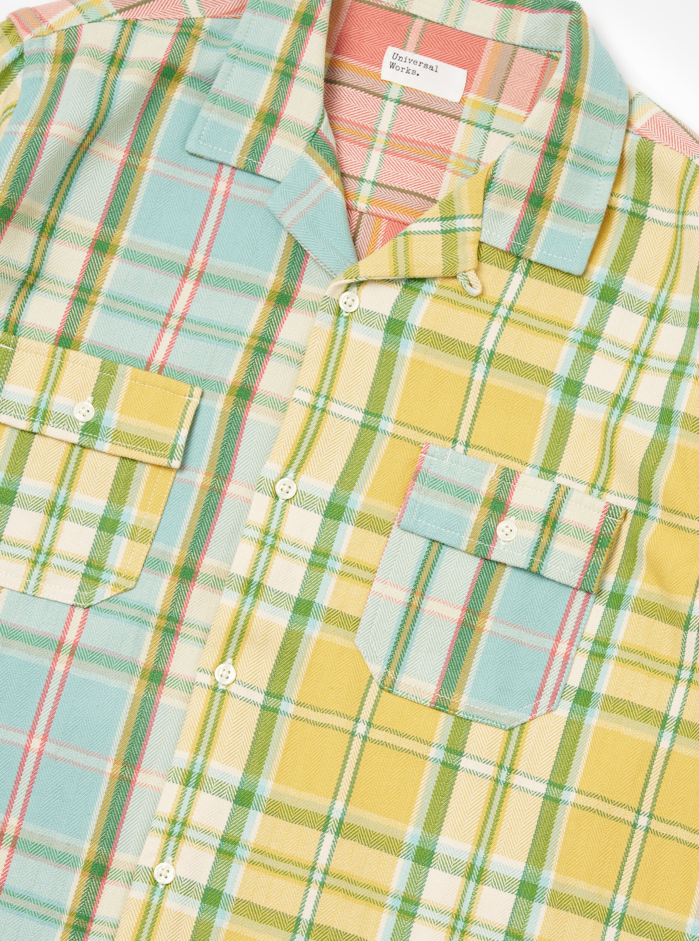 Faded Mixed Check Panel Shirt - Image 6