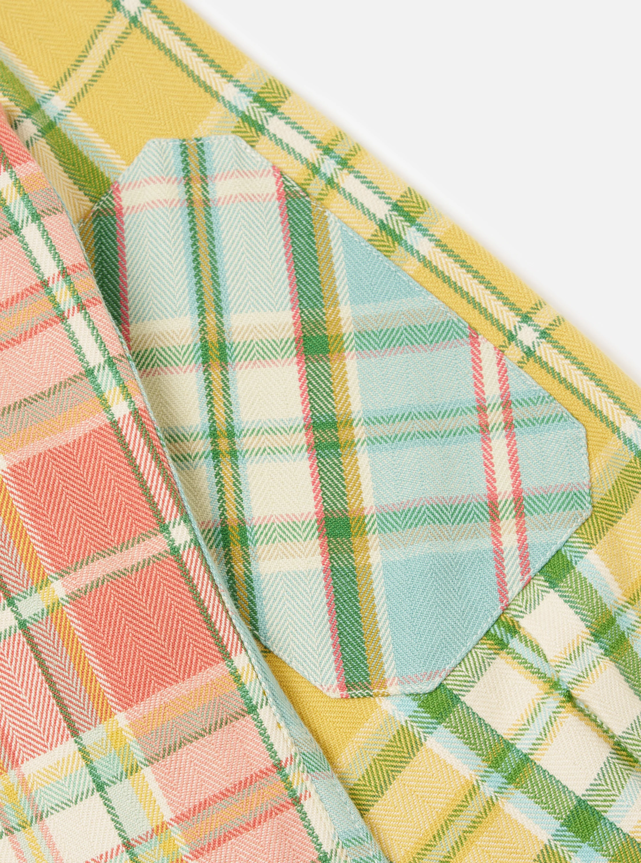 Faded Mixed Check Panel Shirt - Image 7