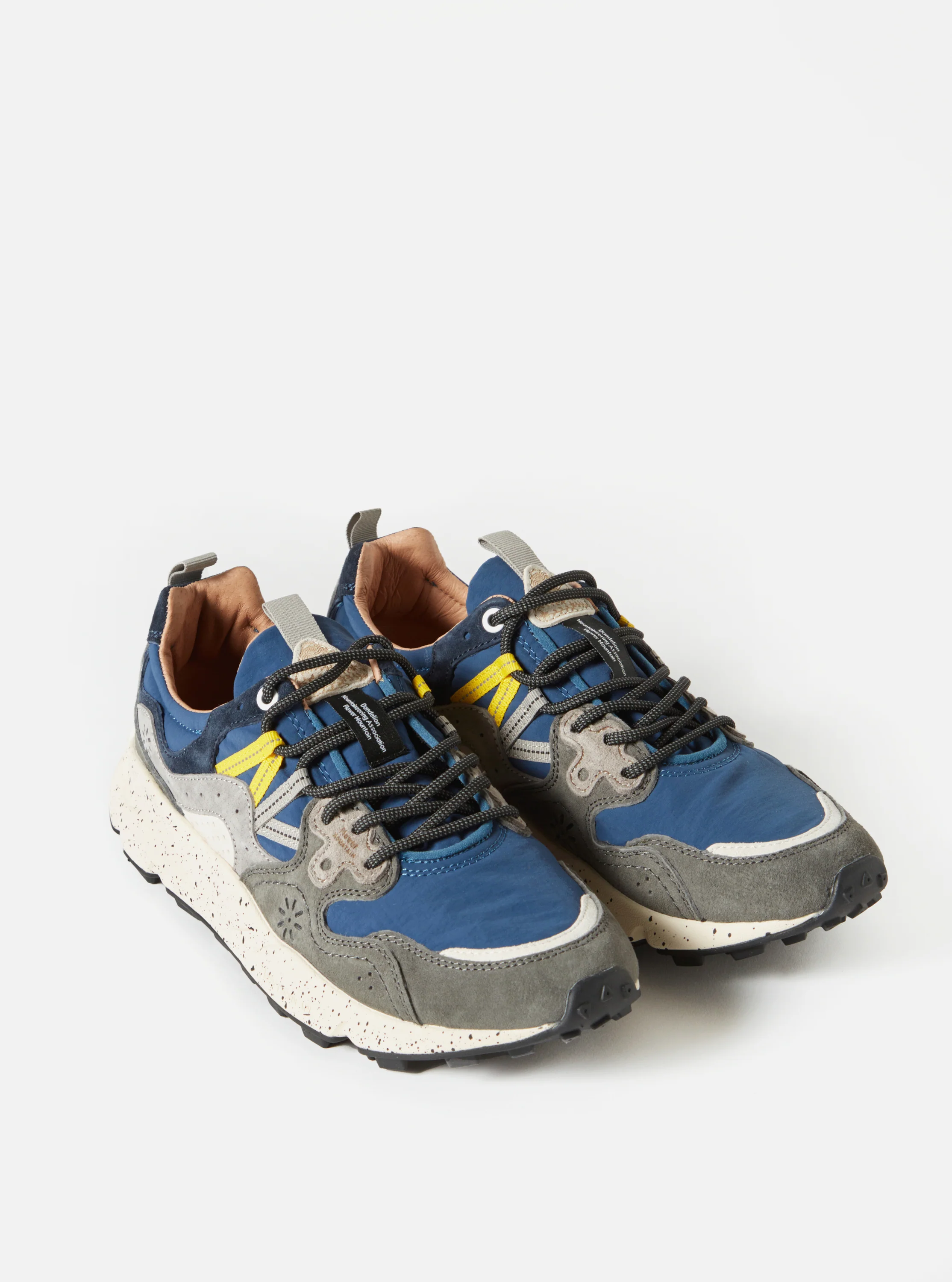 Flower Mountain Grey/Navy Suede/Nylon Yamano 3 Man - Image 4