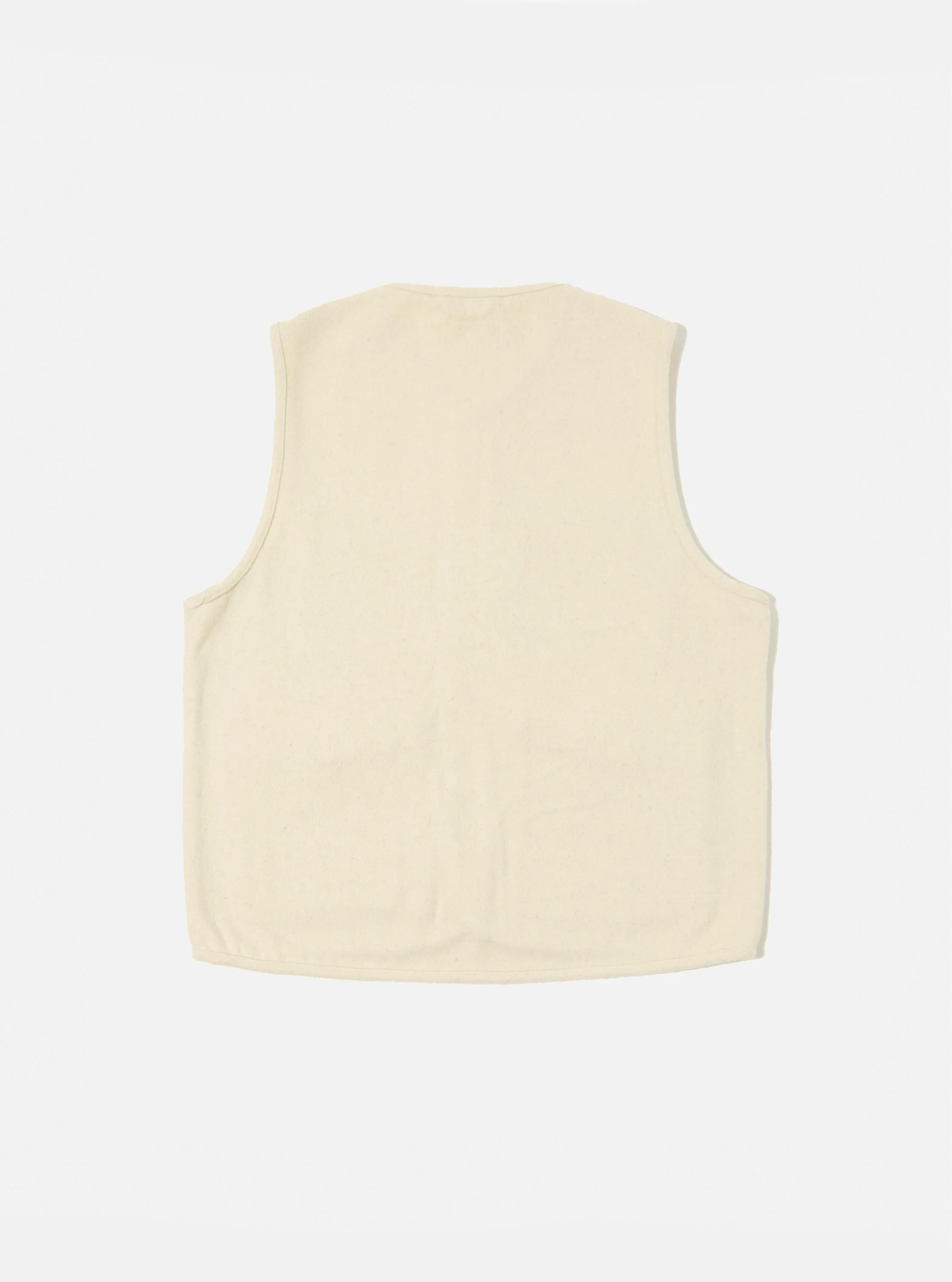 Ecru Marl Mowbray 4 Pocket Gilet - Image 4