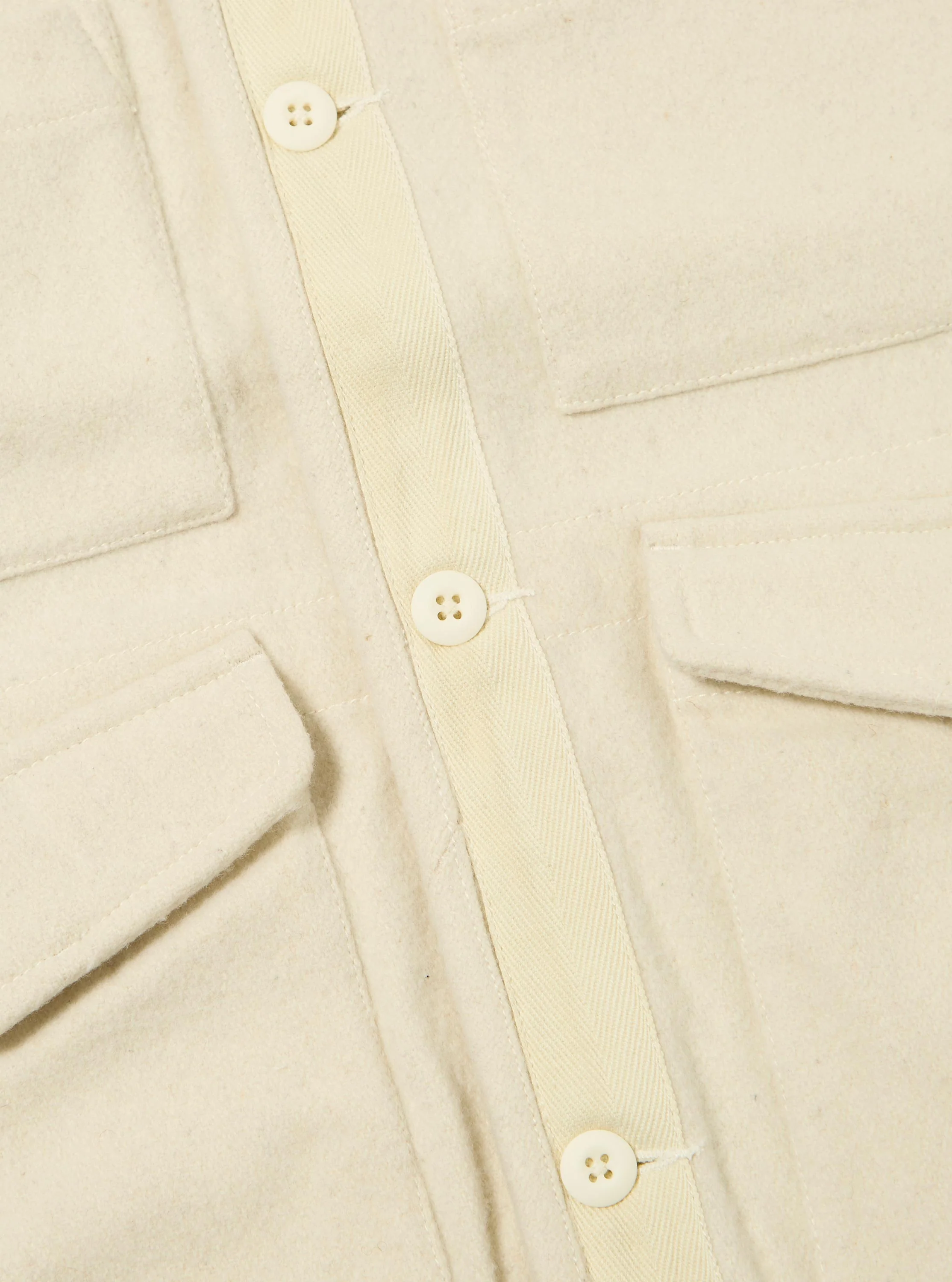 Ecru Marl Mowbray 4 Pocket Gilet - Image 6