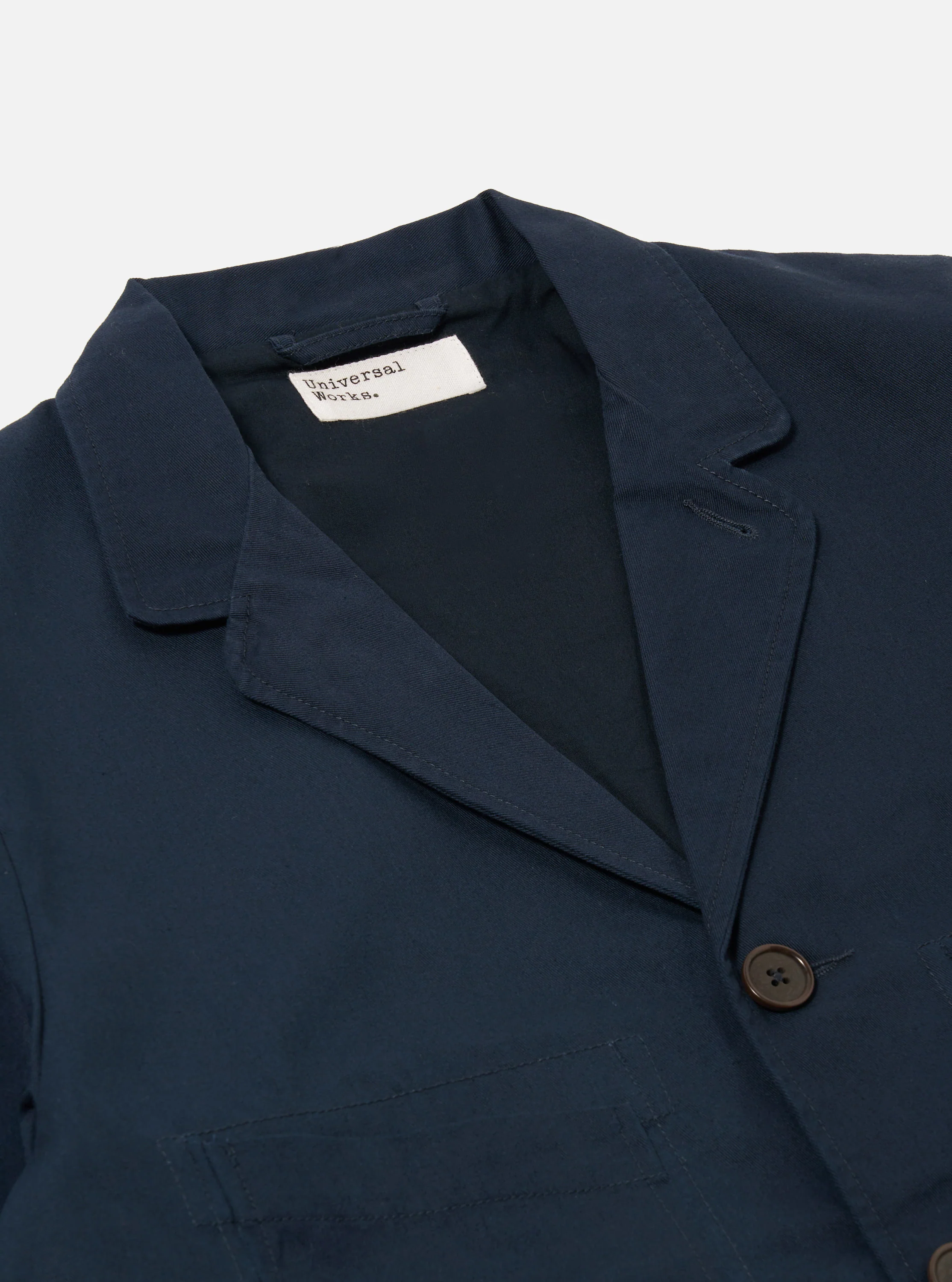 Navy Cotton Twill Barra Jacket - Image 4