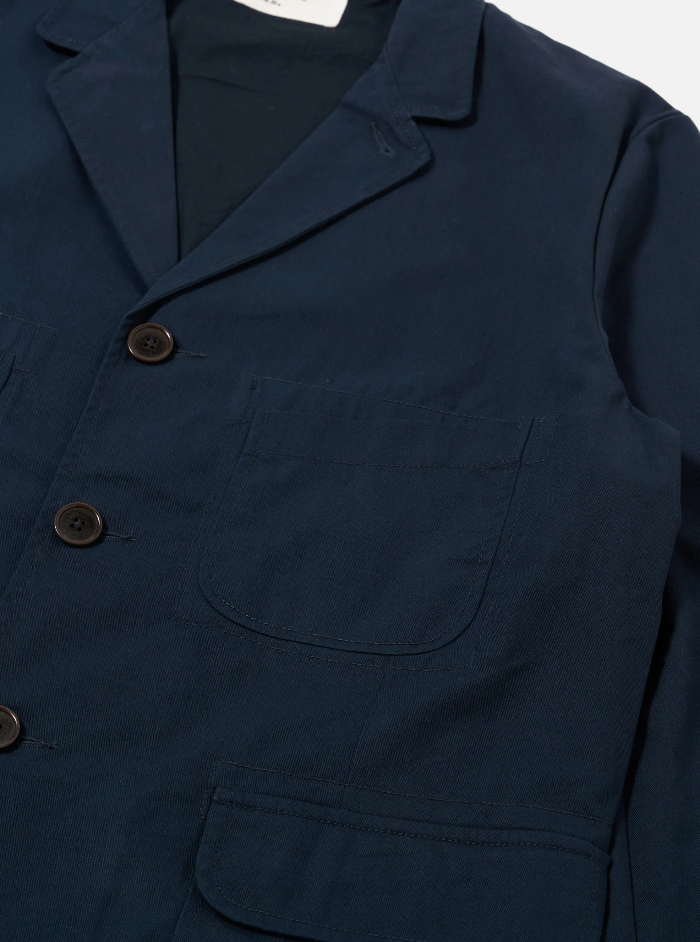 Navy Cotton Twill Barra Jacket - Image 5