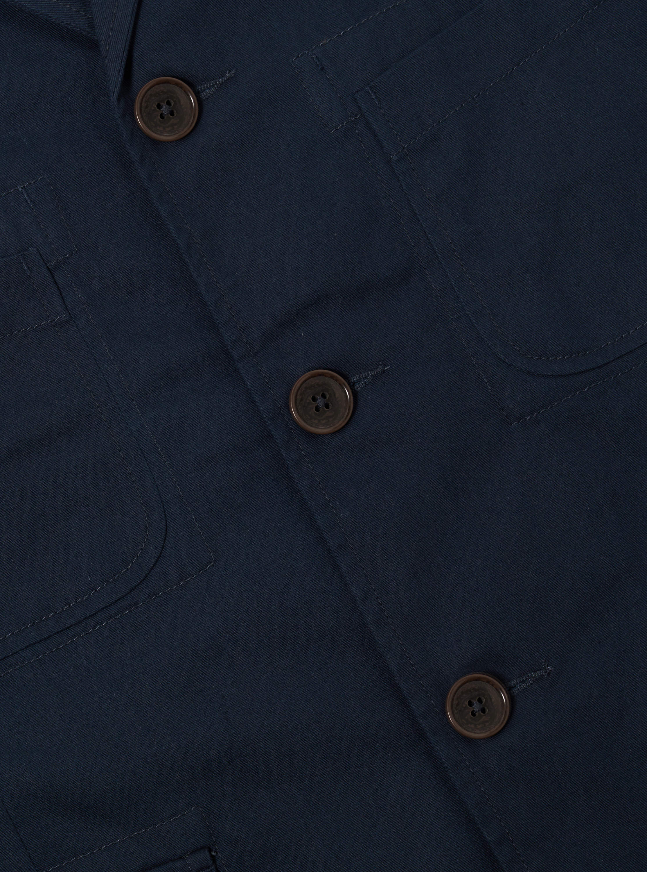 Navy Cotton Twill Barra Jacket - Image 6