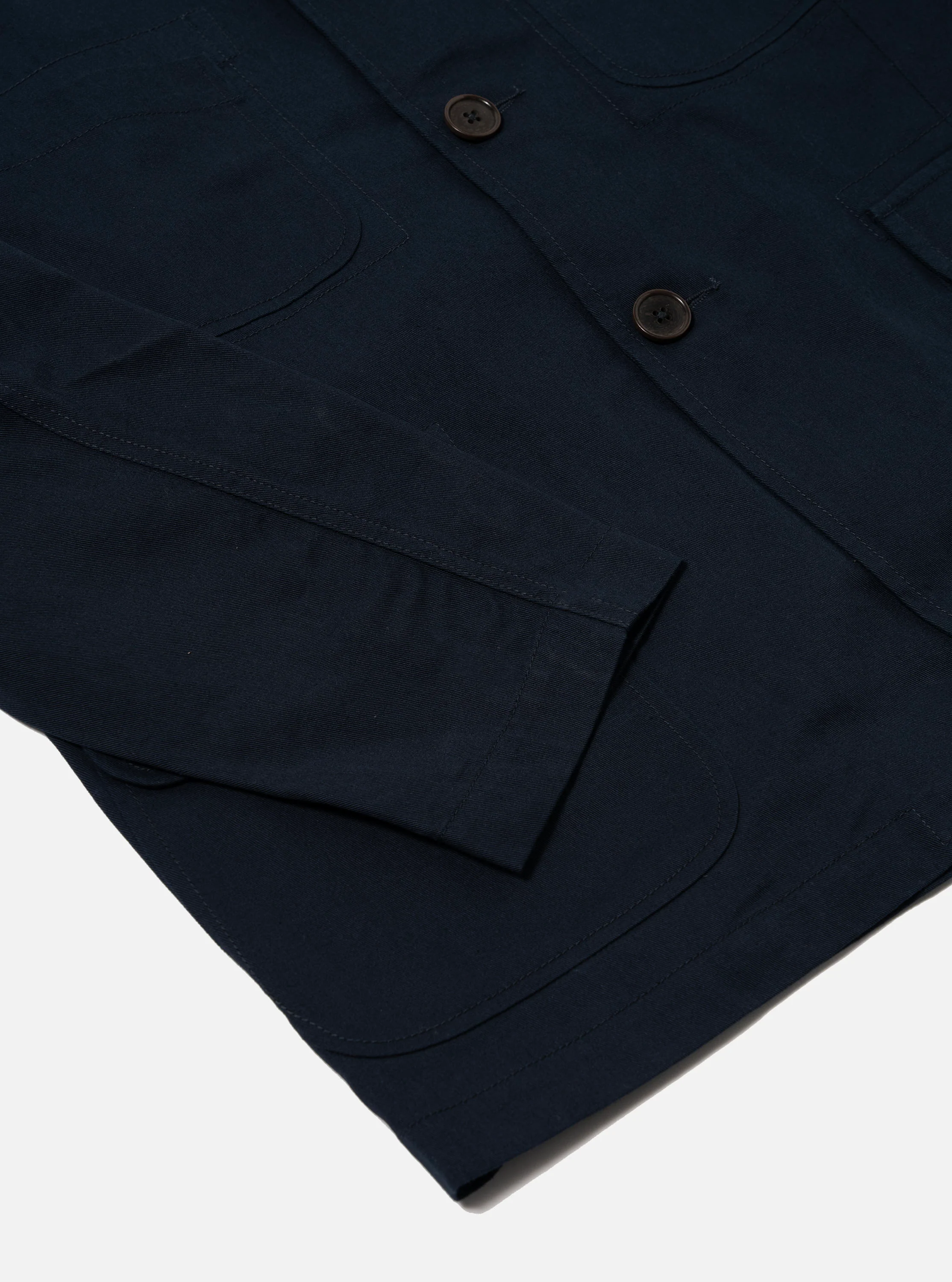 Navy Cotton Twill Barra Jacket - Image 7
