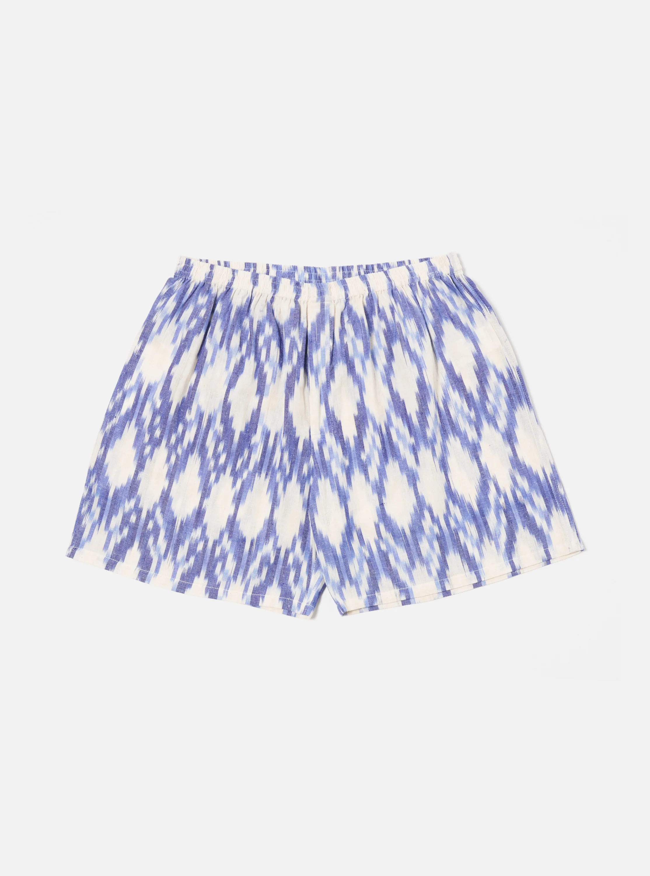Ecru Ikat I Cotton Boxer Short