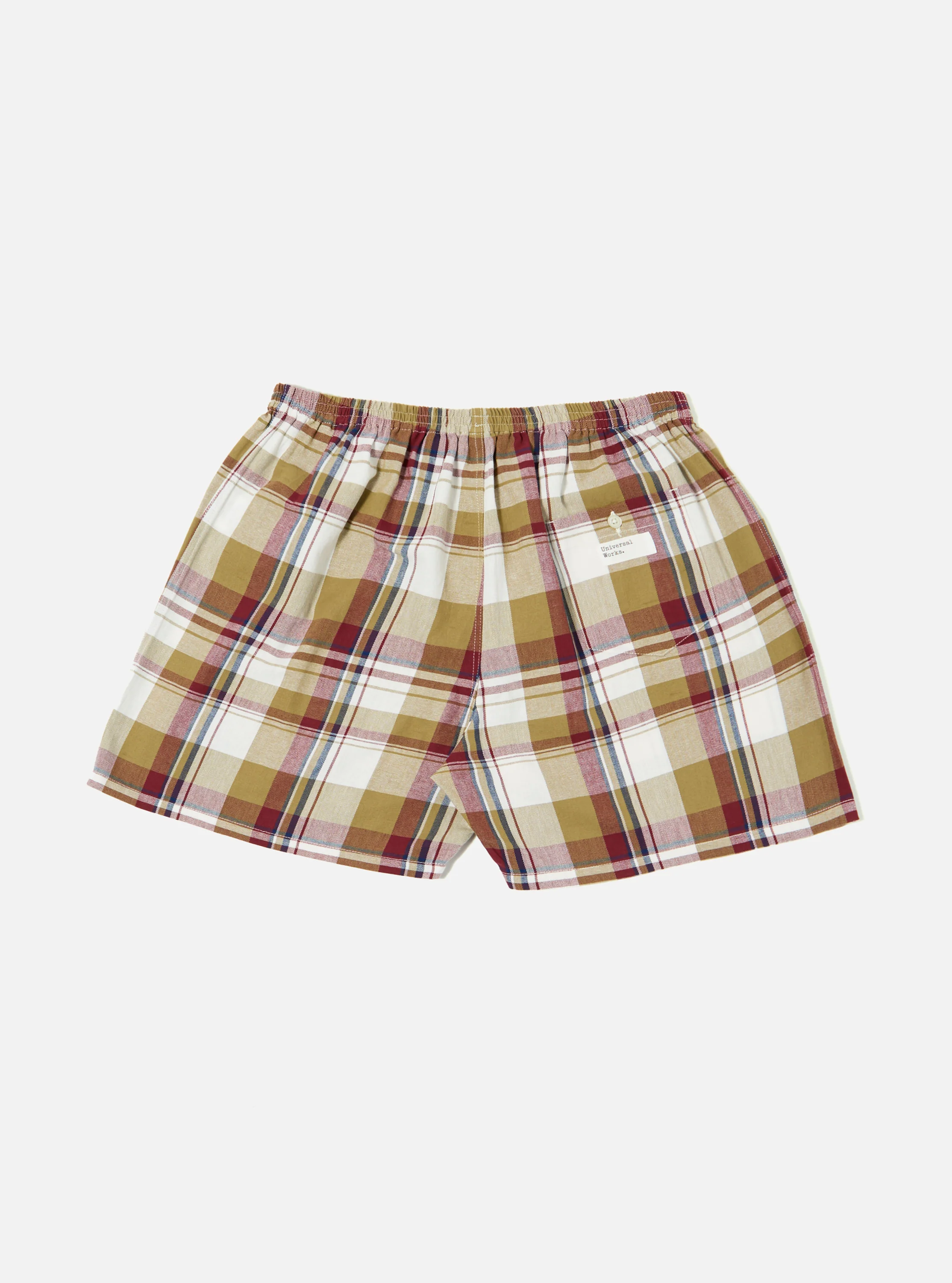 Red/Brown Kip Check Boxer Short - Image 3