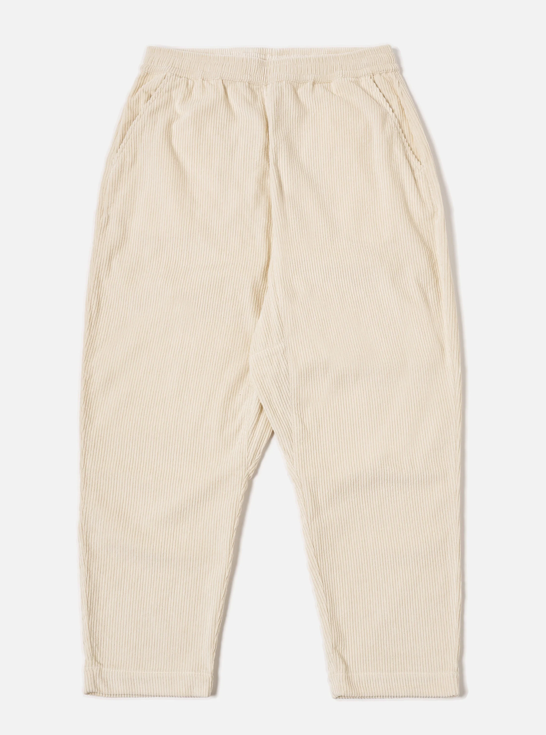 Ecru 6 Wale Cord Braga Pant