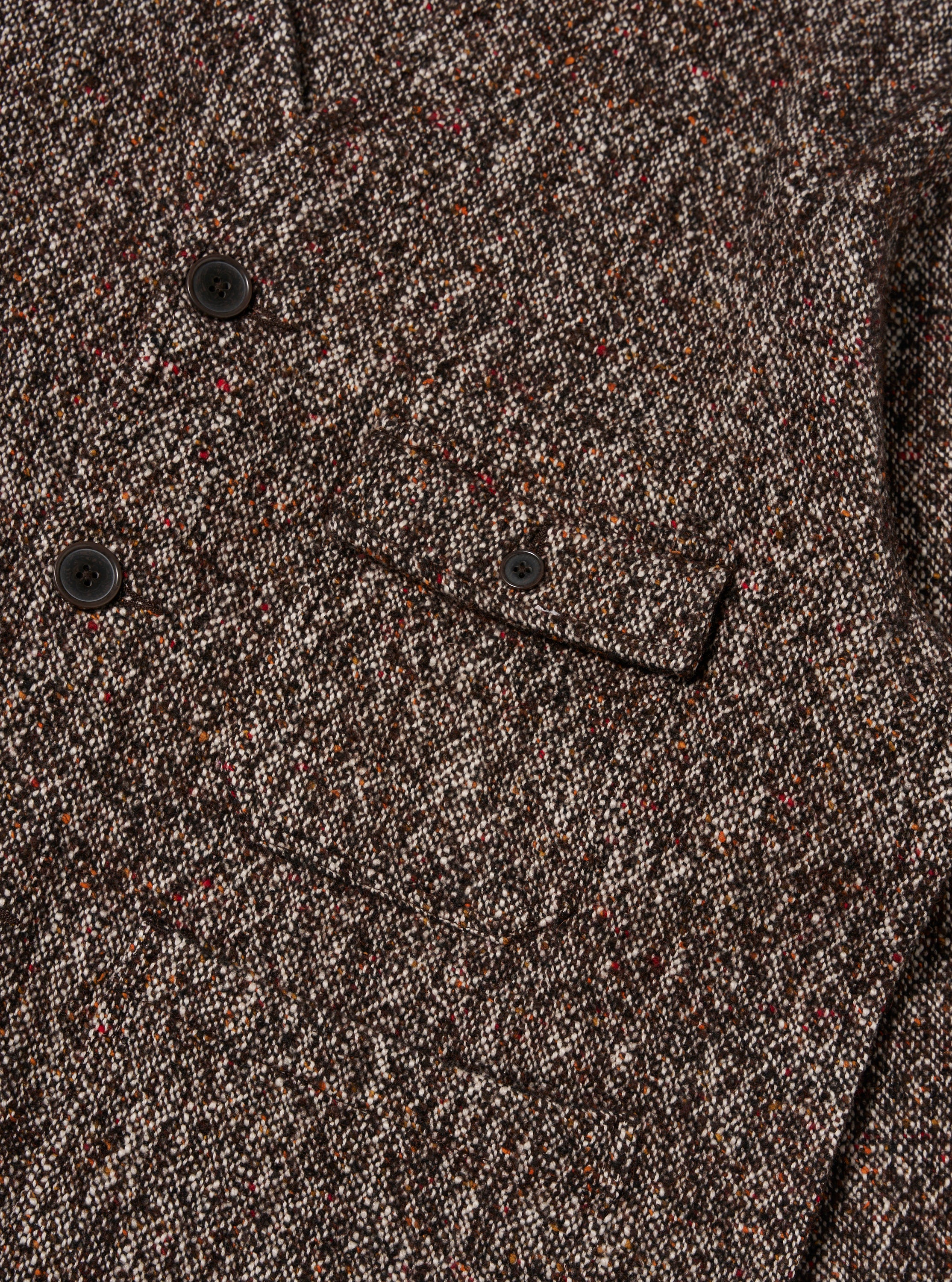 Brown Sedona Tweed Cabin Jacket - Image 7