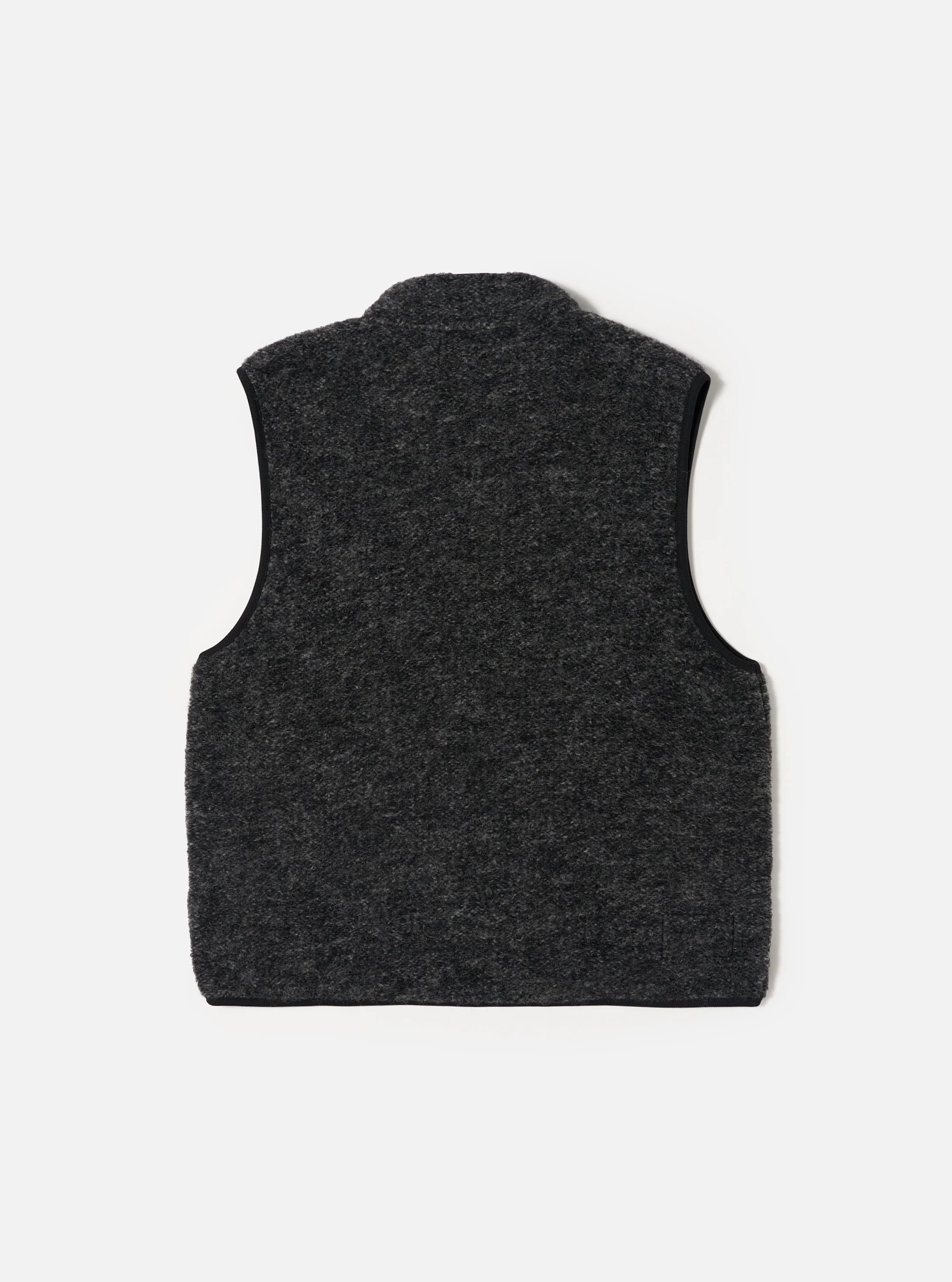 Black Six Wool Fleece Climbing Gilet - Image 5