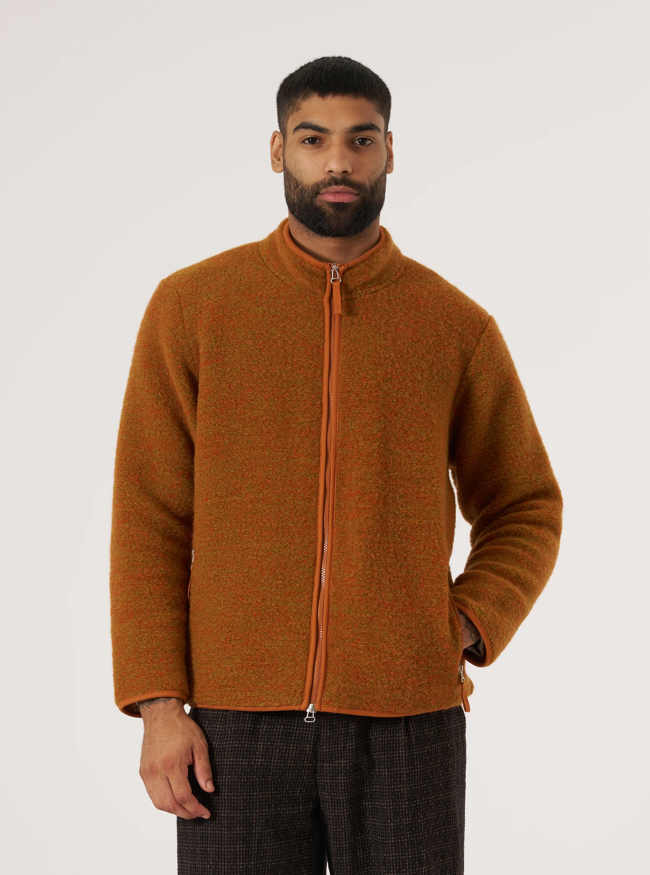 Orange Six Wool Fleece Climbing Jacket - Image 2