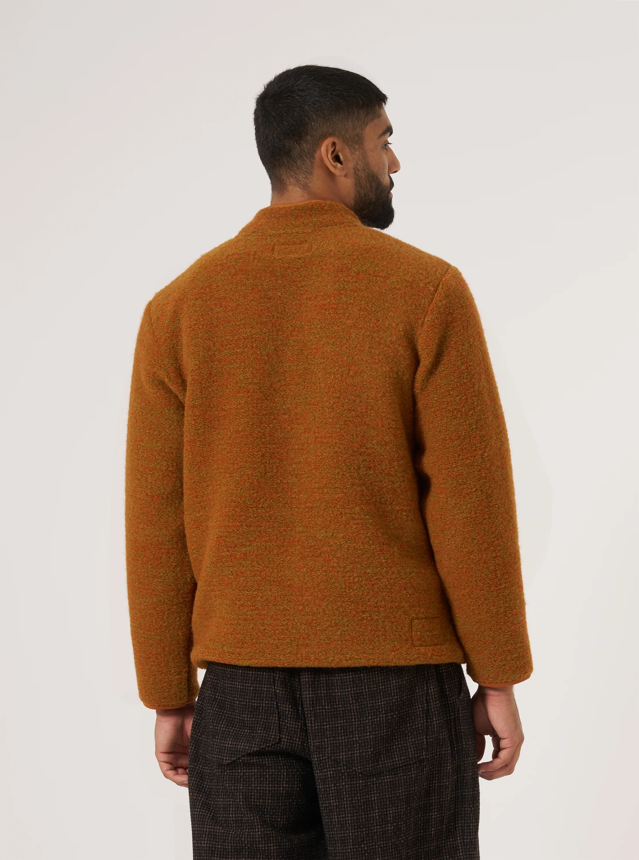 Orange Six Wool Fleece Climbing Jacket - Image 3