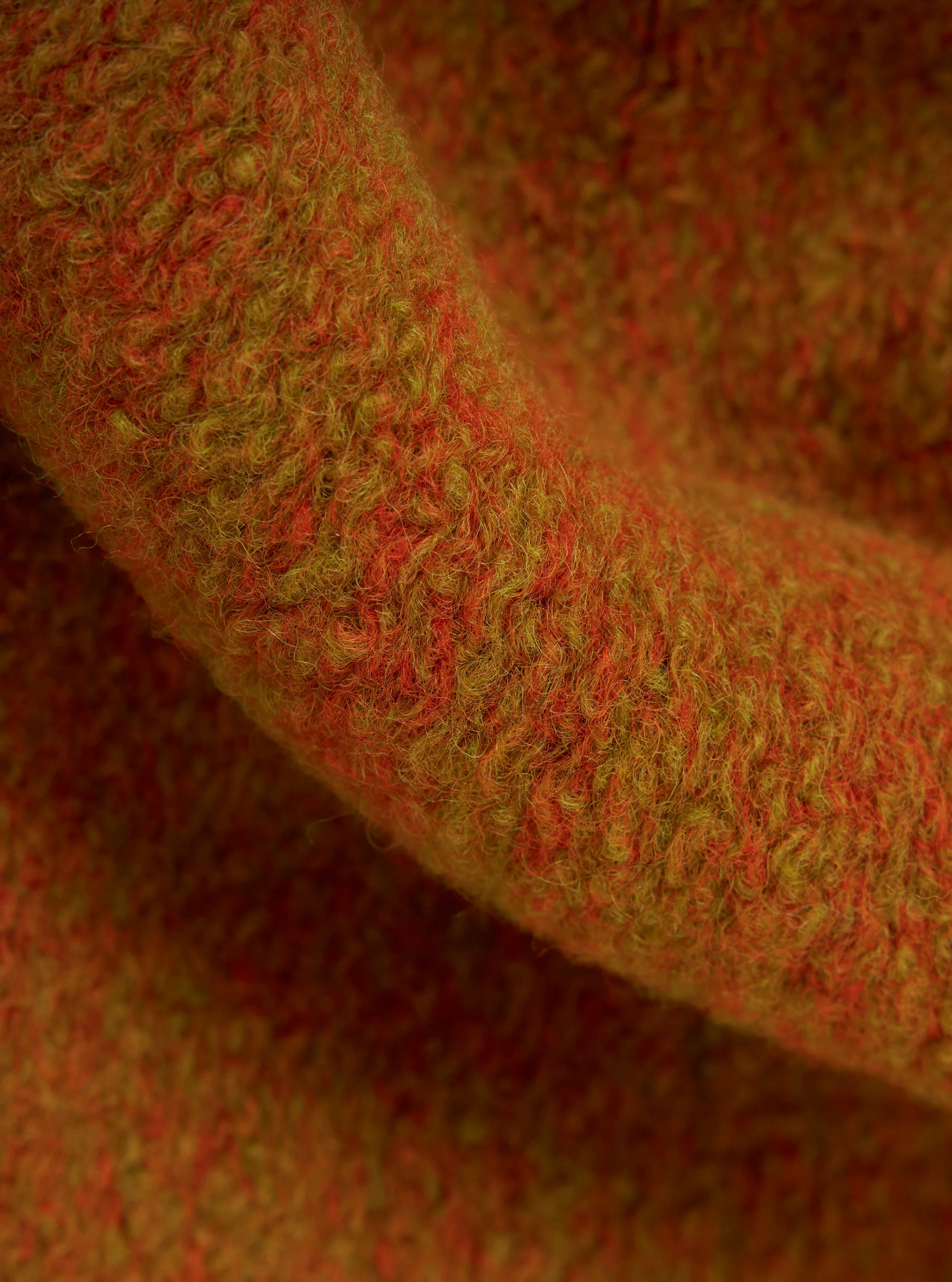 Orange Six Wool Fleece Climbing Jacket - Image 4