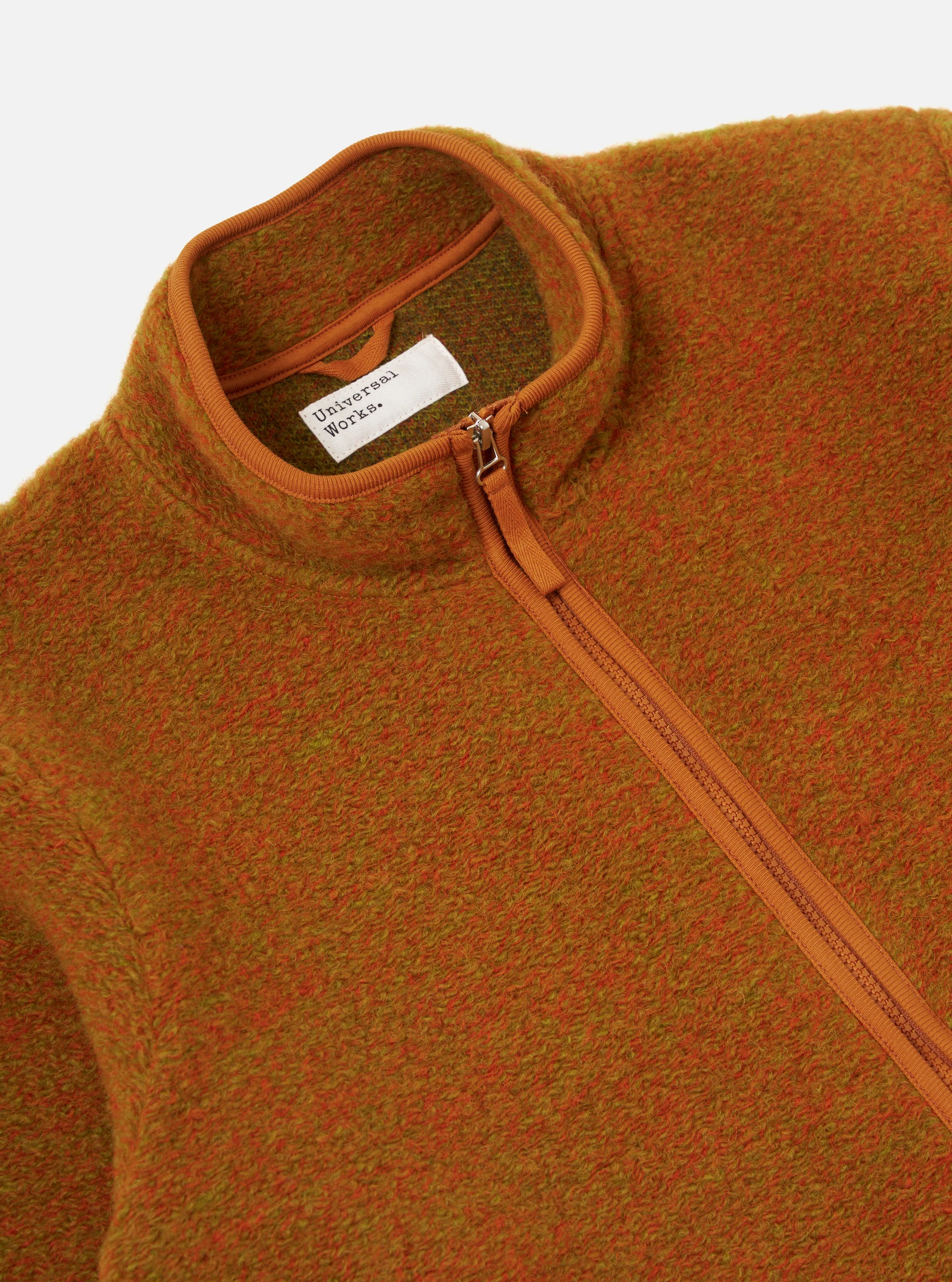 Orange Six Wool Fleece Climbing Jacket - Image 6