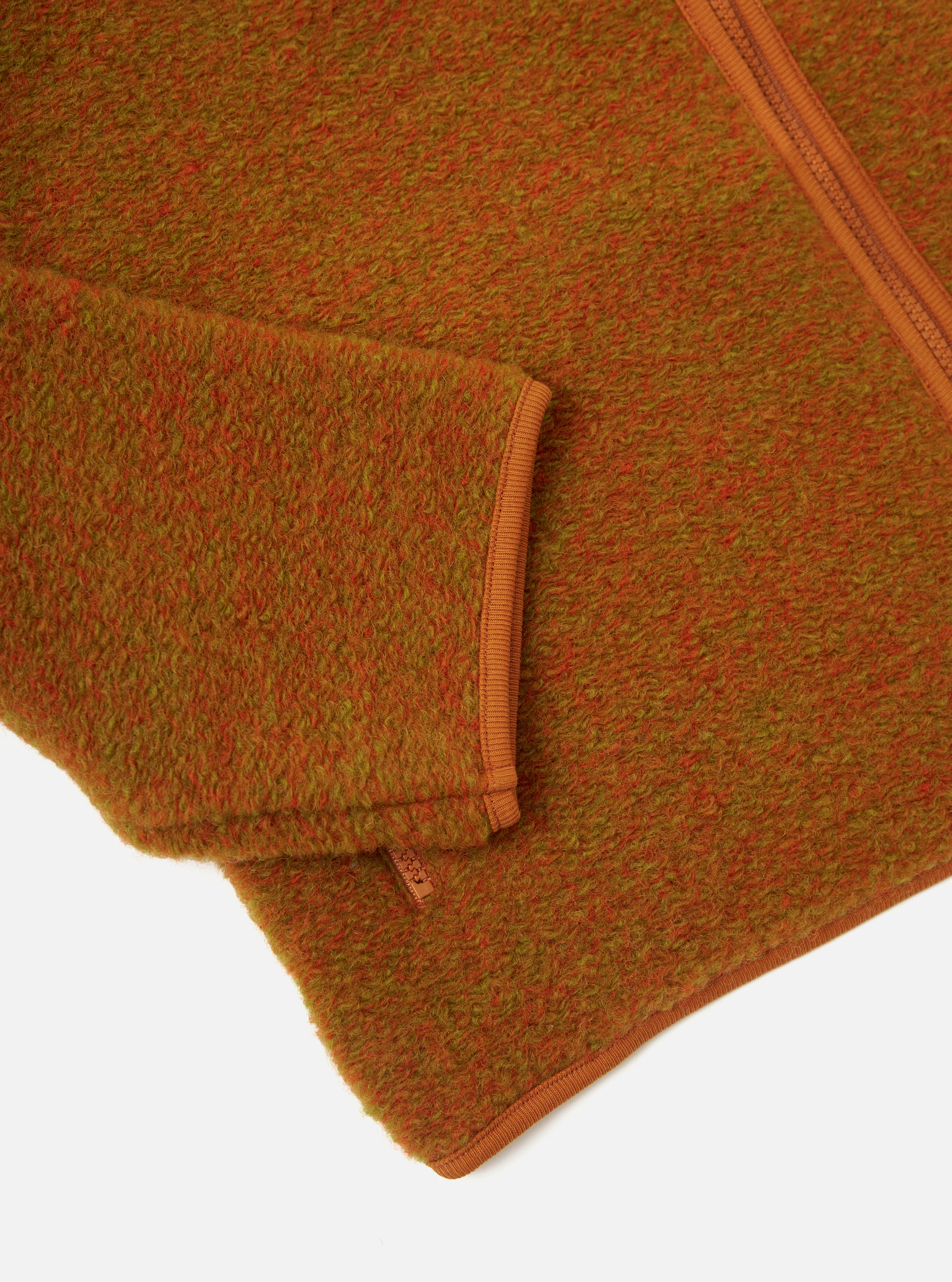 Orange Six Wool Fleece Climbing Jacket - Image 8