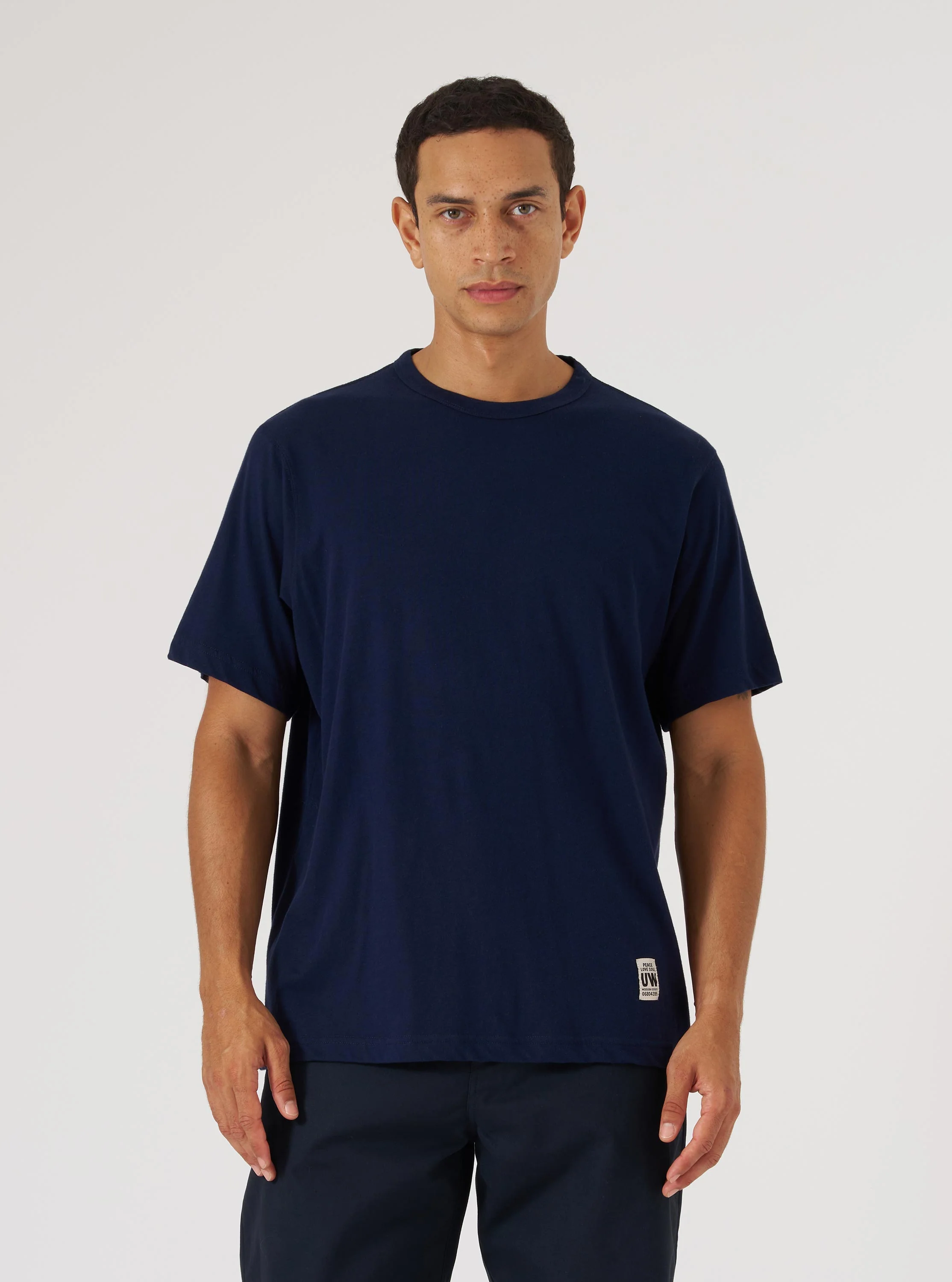 Navy Single Jersey Core Tee - Image 2