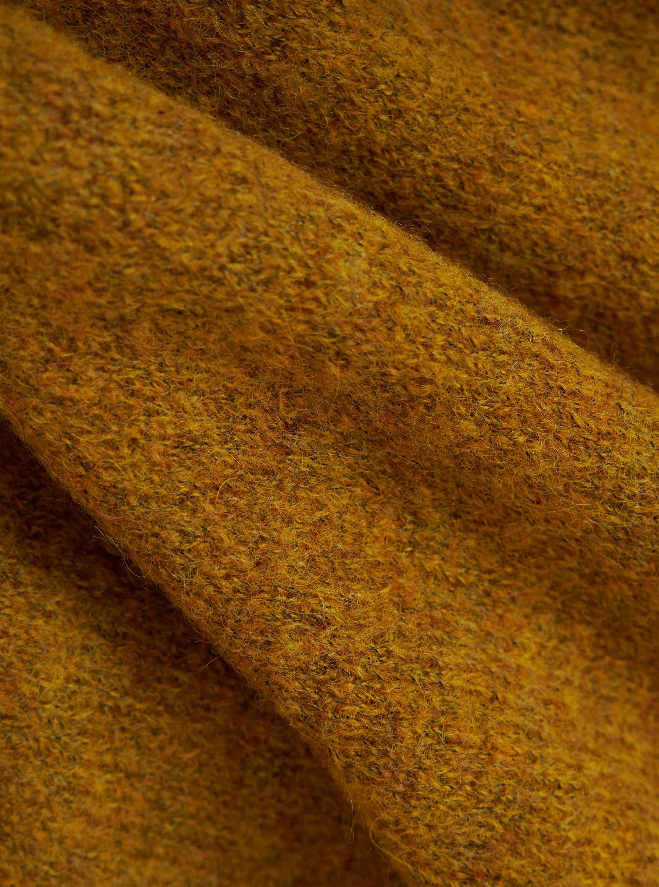Gold Alpaca Knit David Cardigan - Image 4