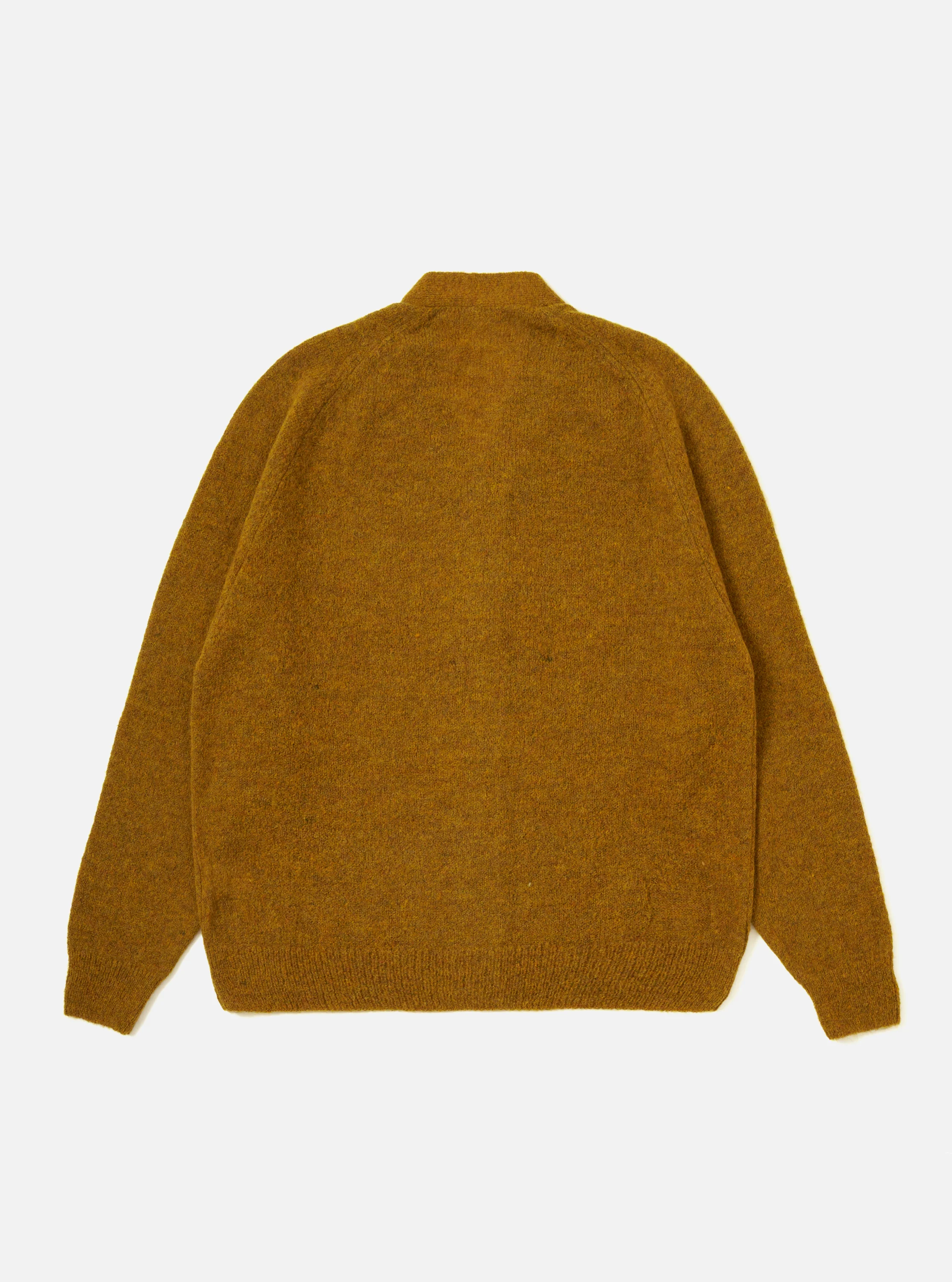 Gold Alpaca Knit David Cardigan - Image 5