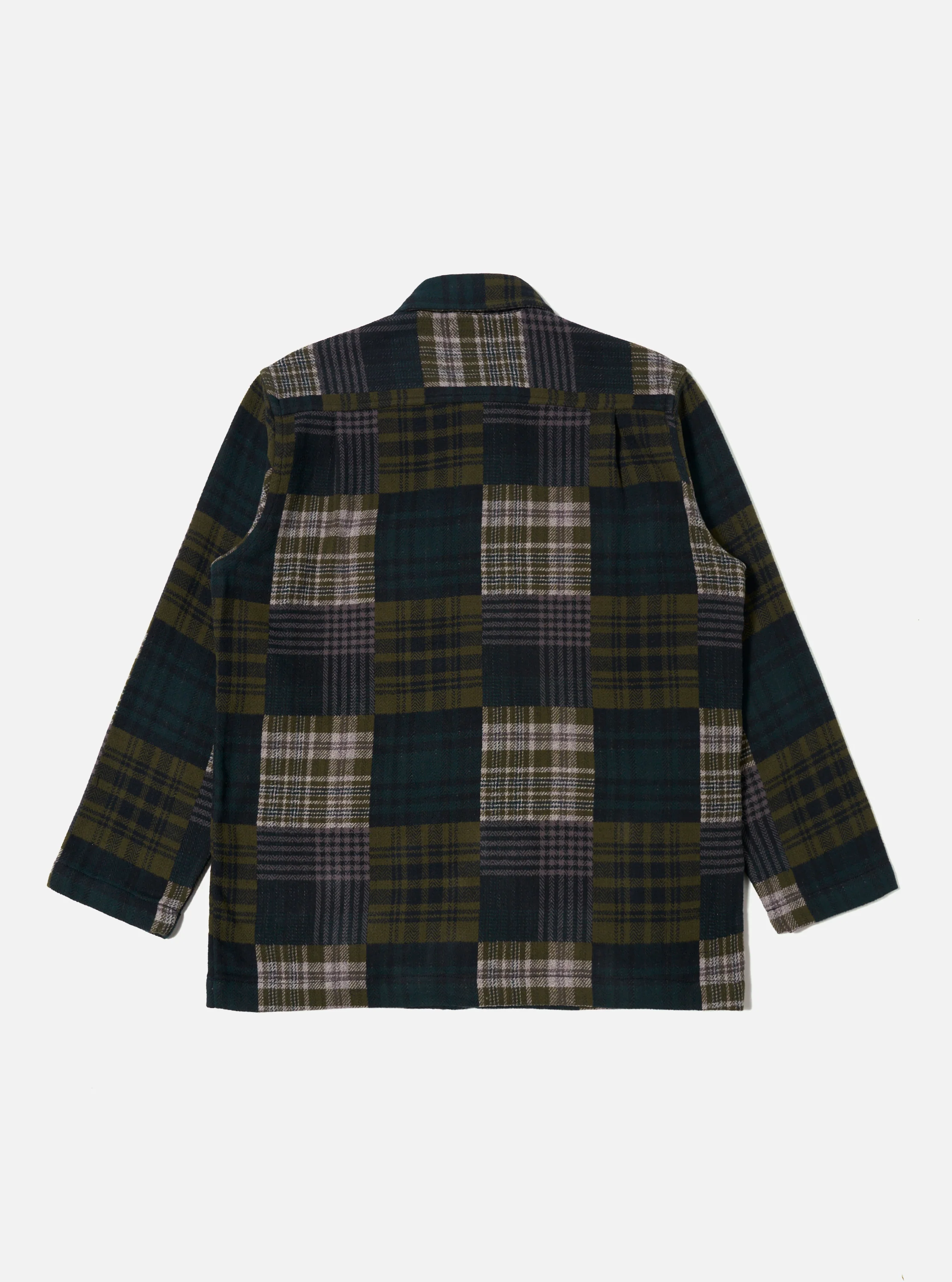 Green Japanese Patchwork Dockside Jacket - Image 5