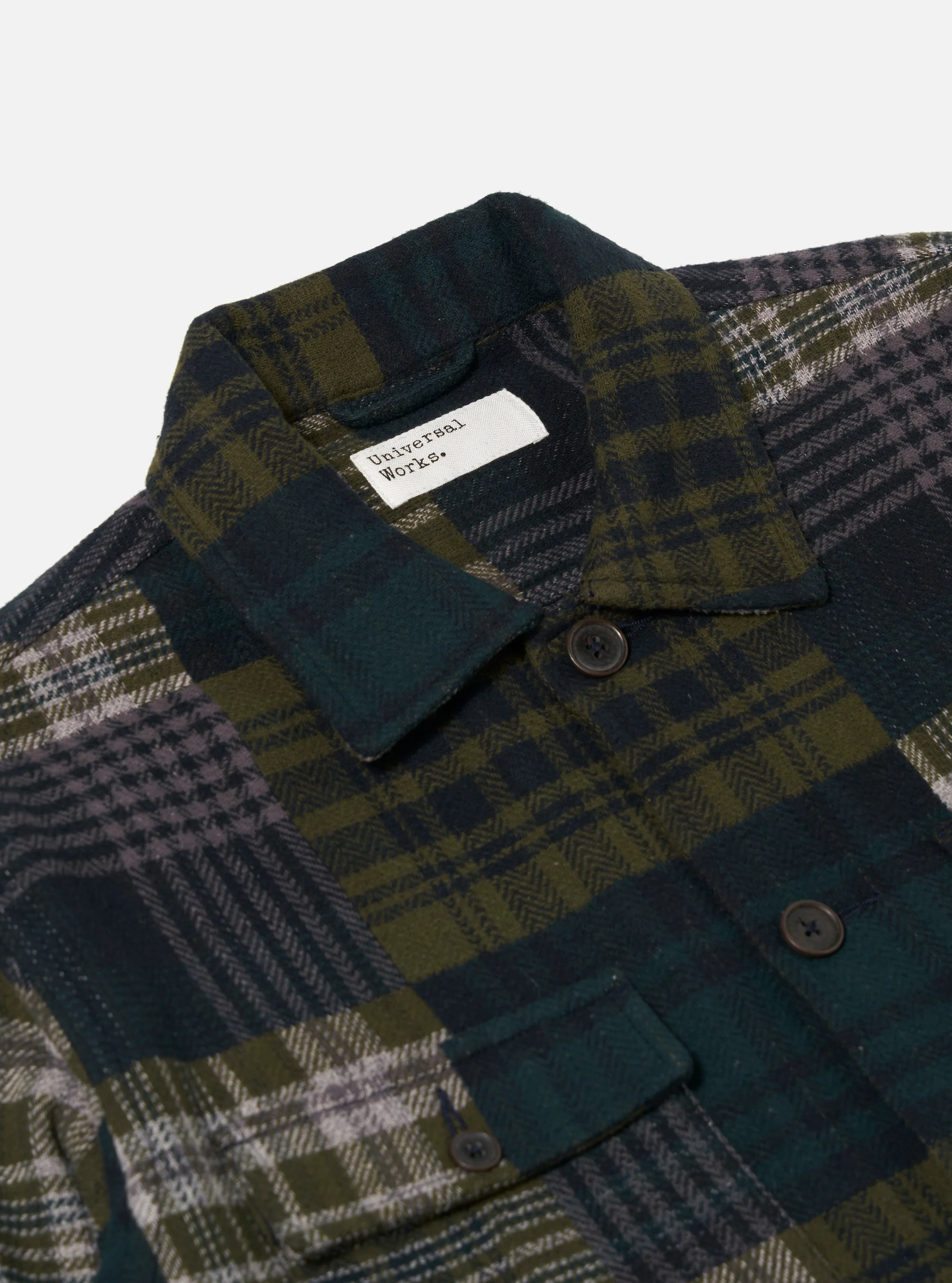Green Japanese Patchwork Dockside Jacket - Image 6