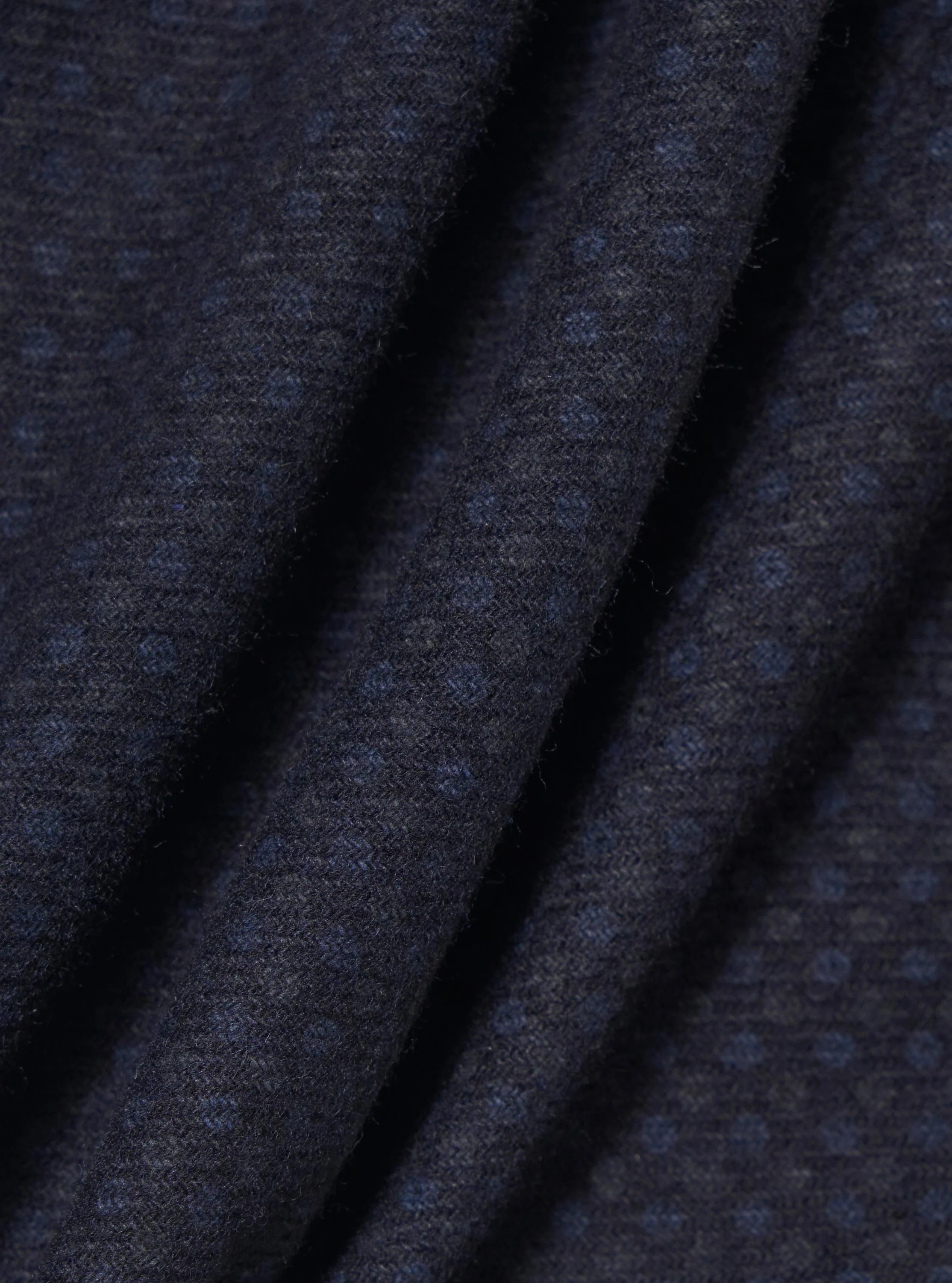 Navy Dot Print Flannel Dutch Pant - Image 4