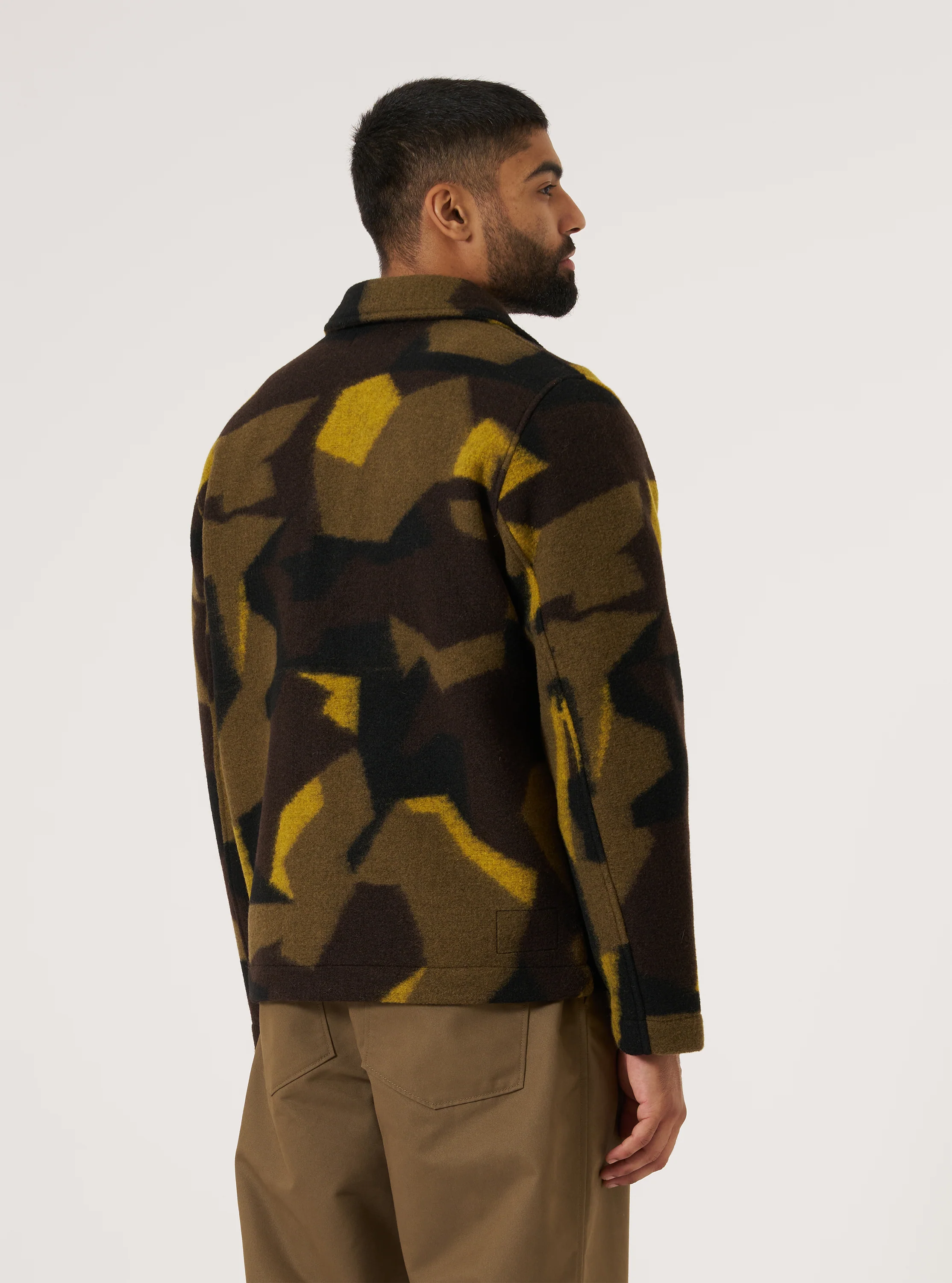 Camo Swede Fleece Field Jacket - Image 3