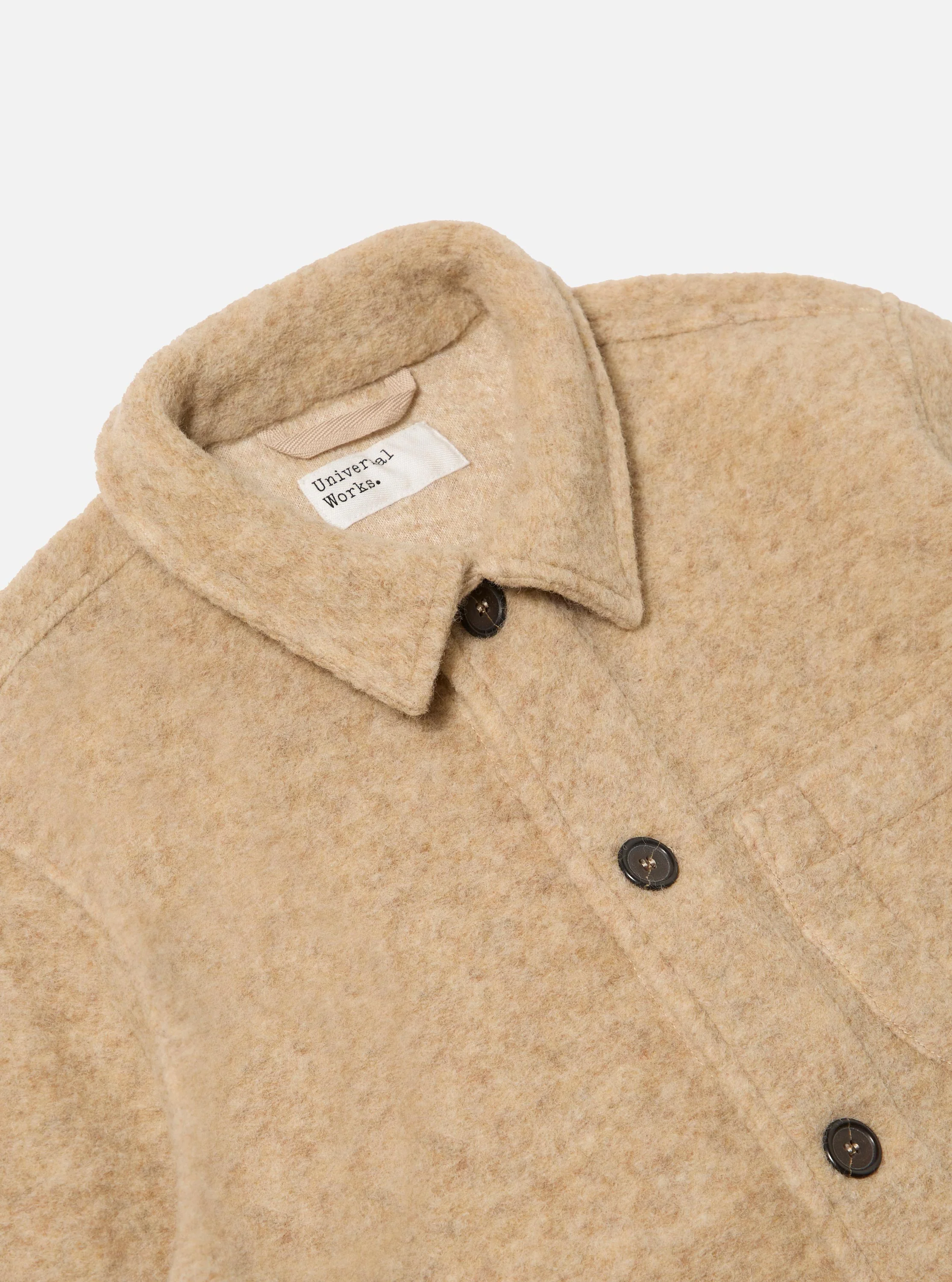 Fawn Wool Fleece Field Jacket - Image 6