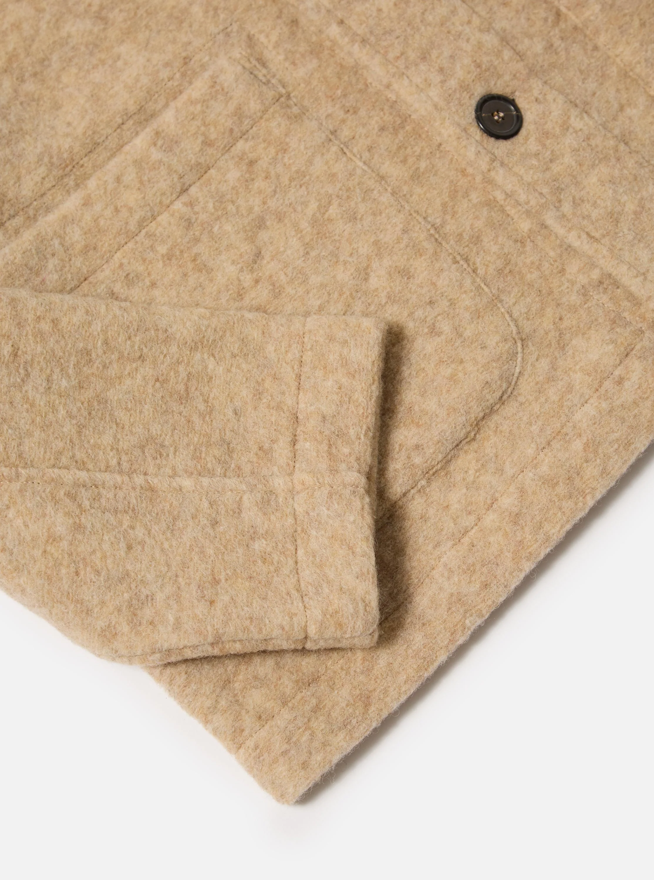 Fawn Wool Fleece Field Jacket - Image 9