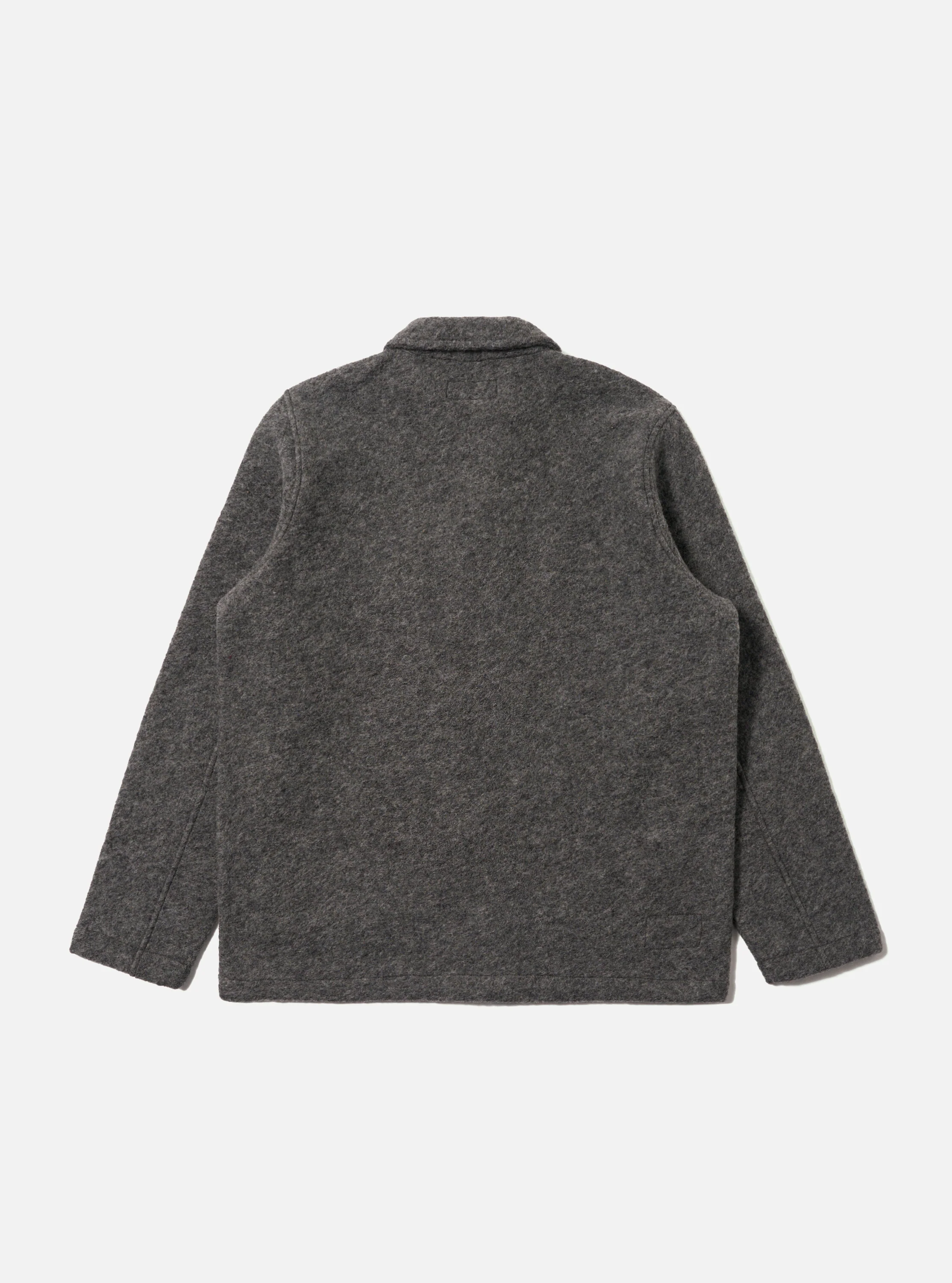 Grey Marl Wool Fleece Field Jacket - Image 5