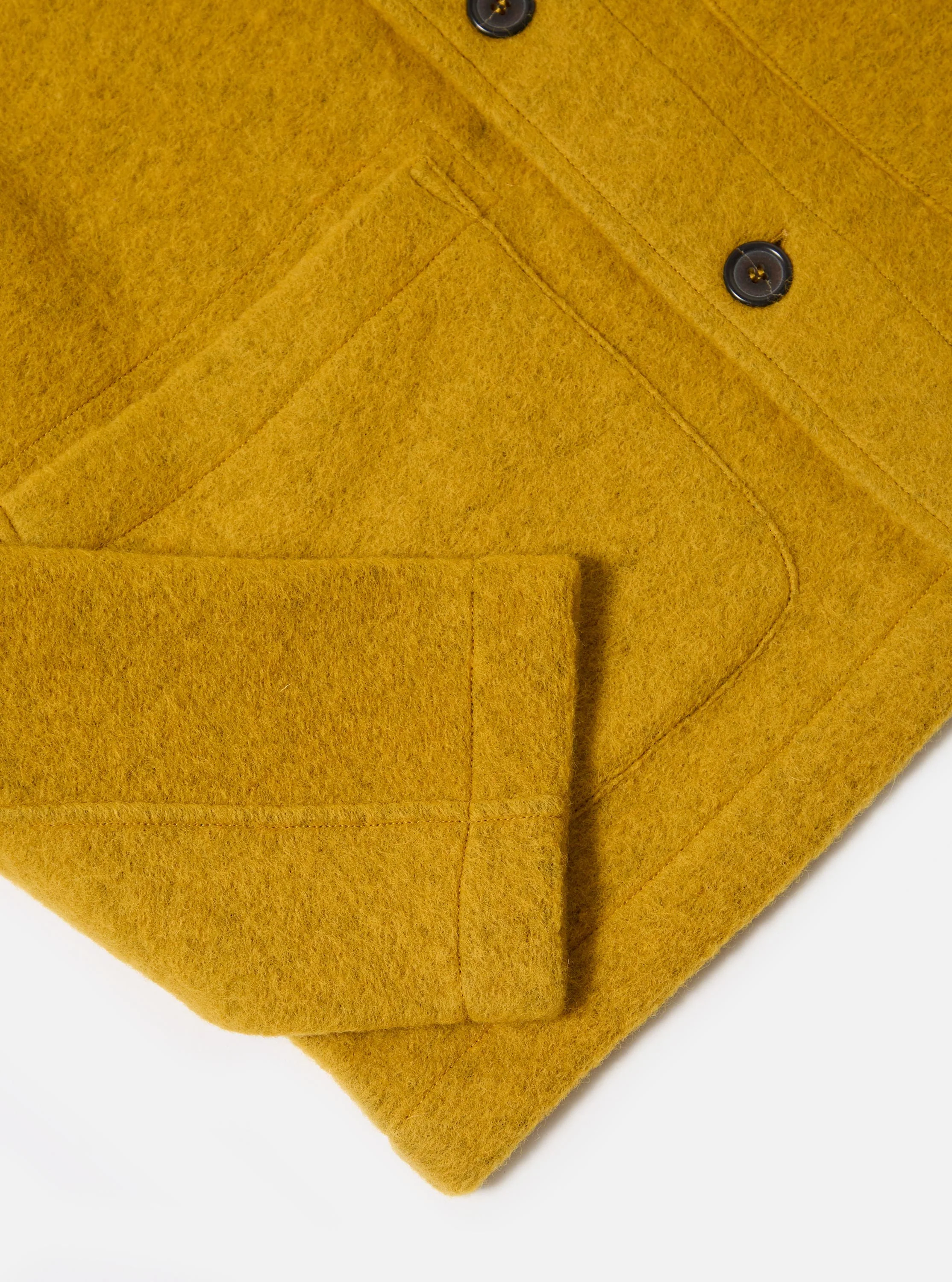 Yellow Wool Fleece Field Jacket - Image 9
