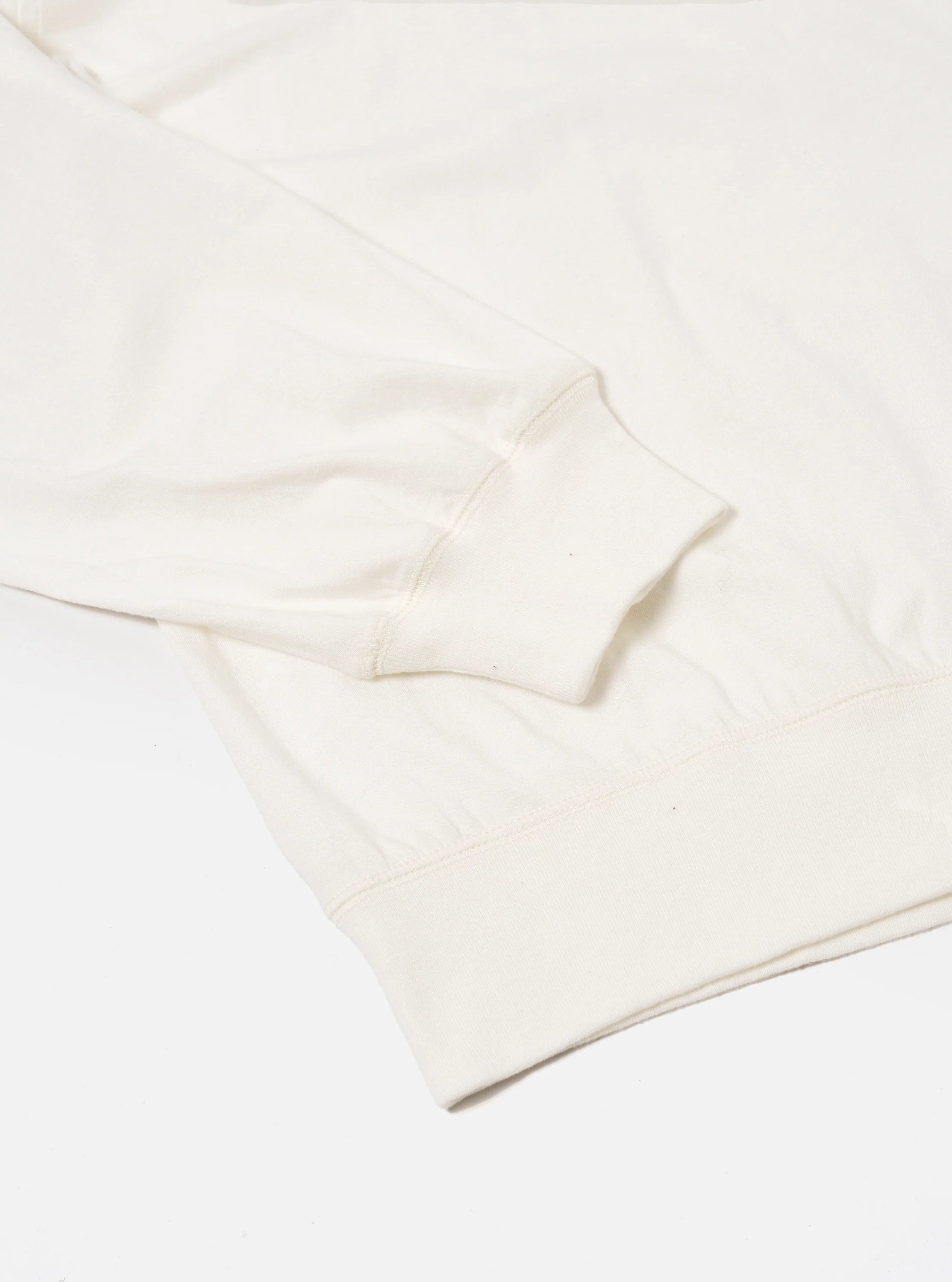 Ecru Single Jersey Funnel Neck Tee - Image 4