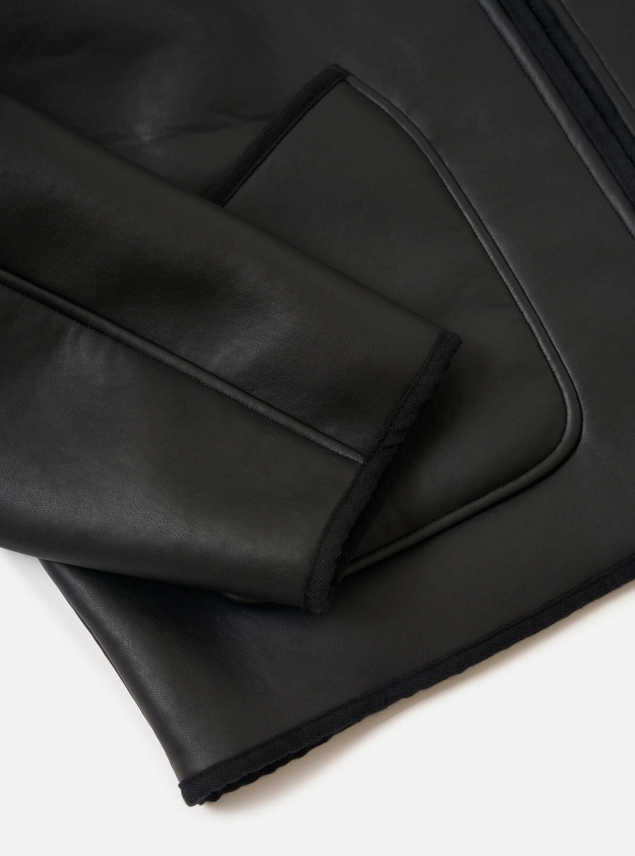Black Not Shearling Gower Jacket - Image 8
