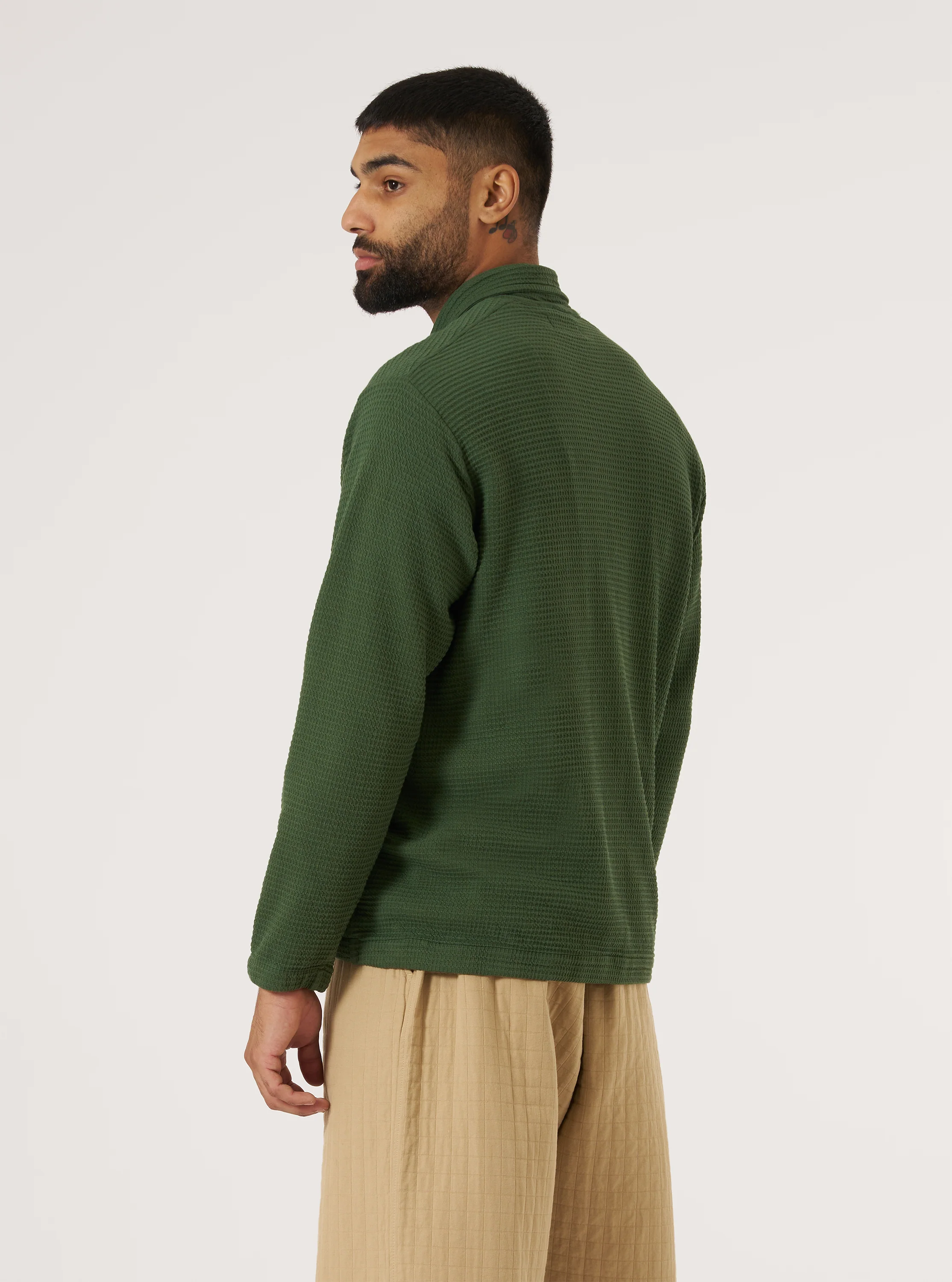 Green Fantasy Interlock K Track Top - Image 3