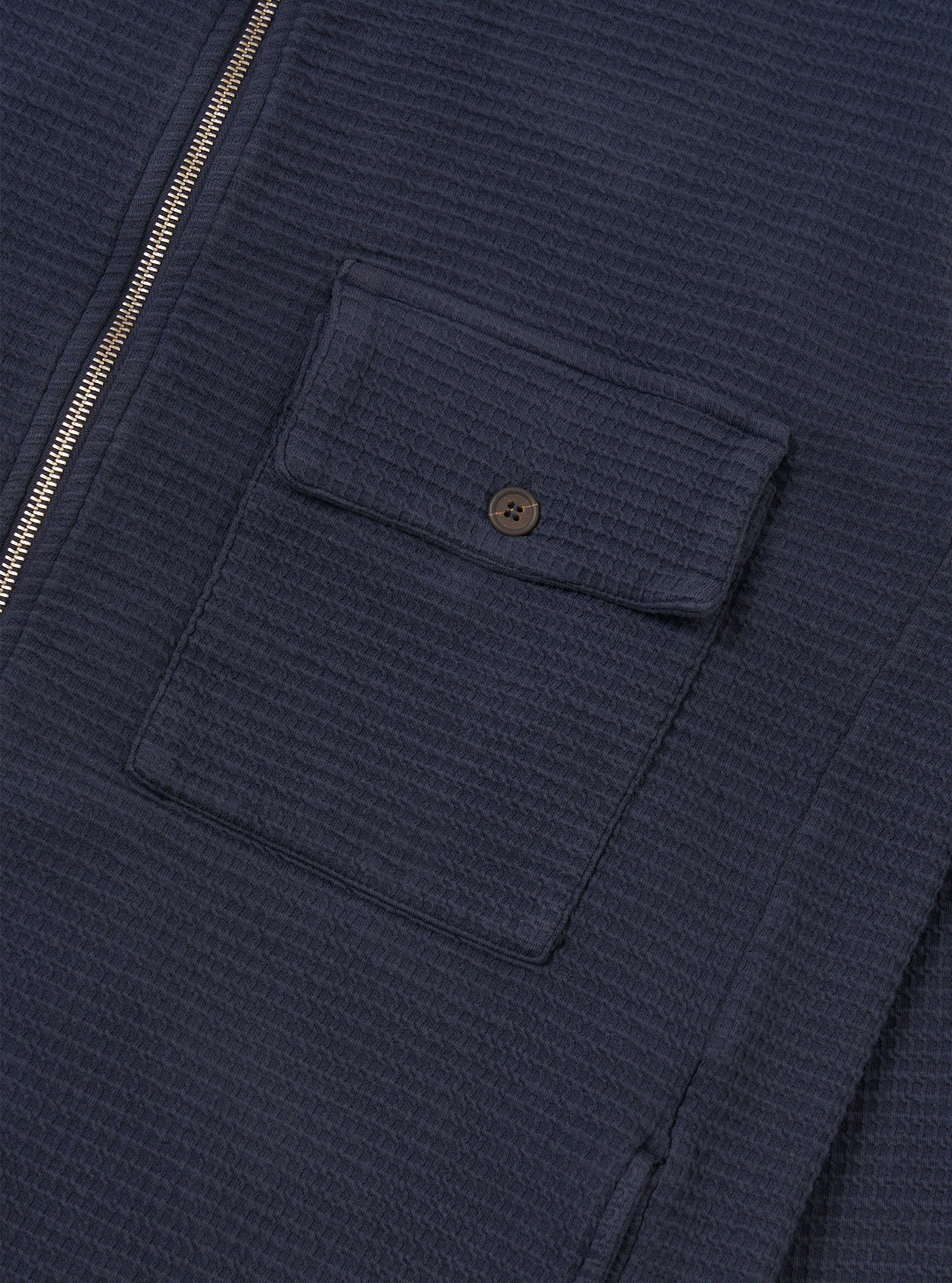 Navy Fantasy Interlock K Track Top - Image 7