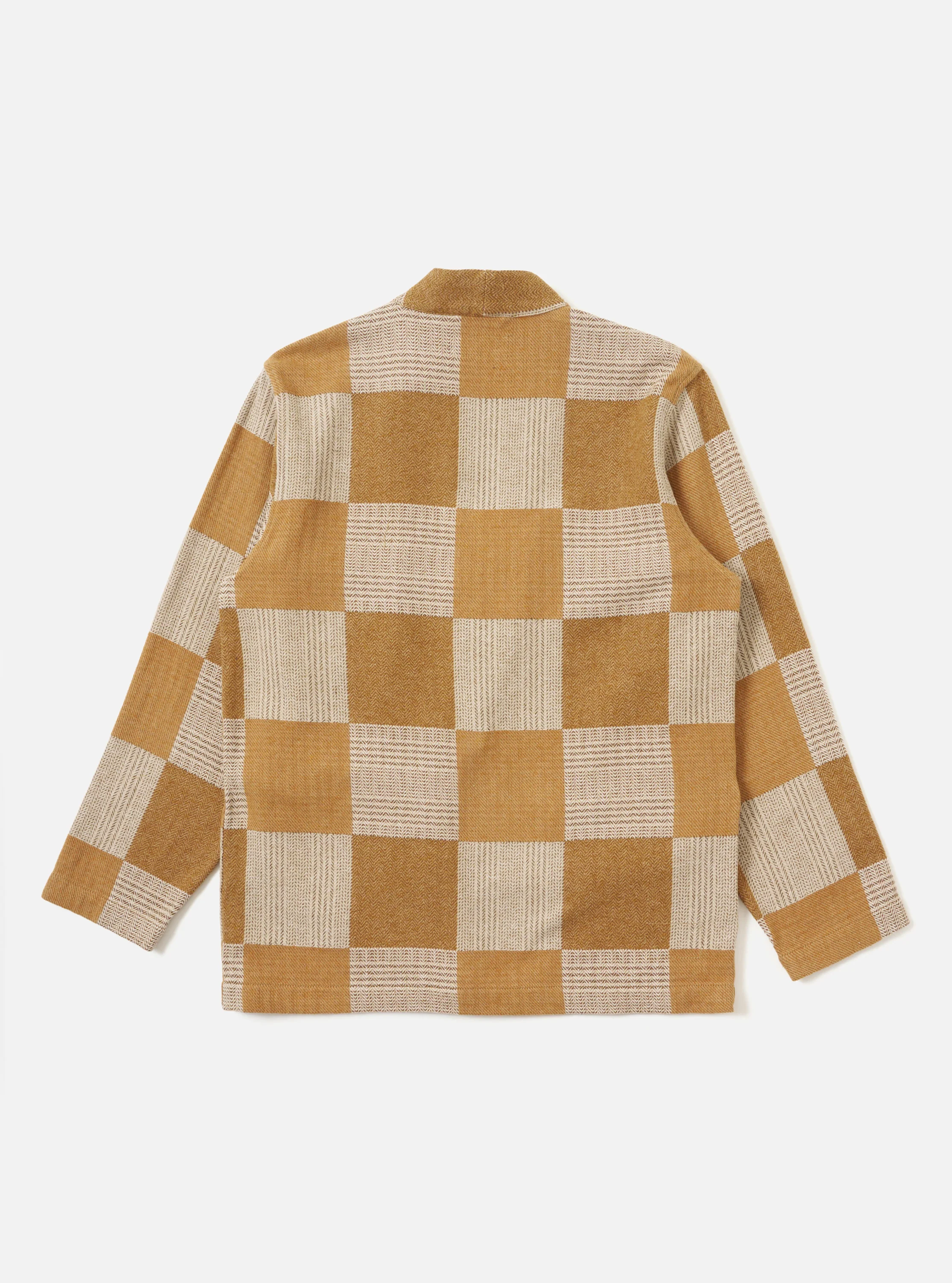 Brown Japanese Patchwork Kyoto Work Jacket - Image 5