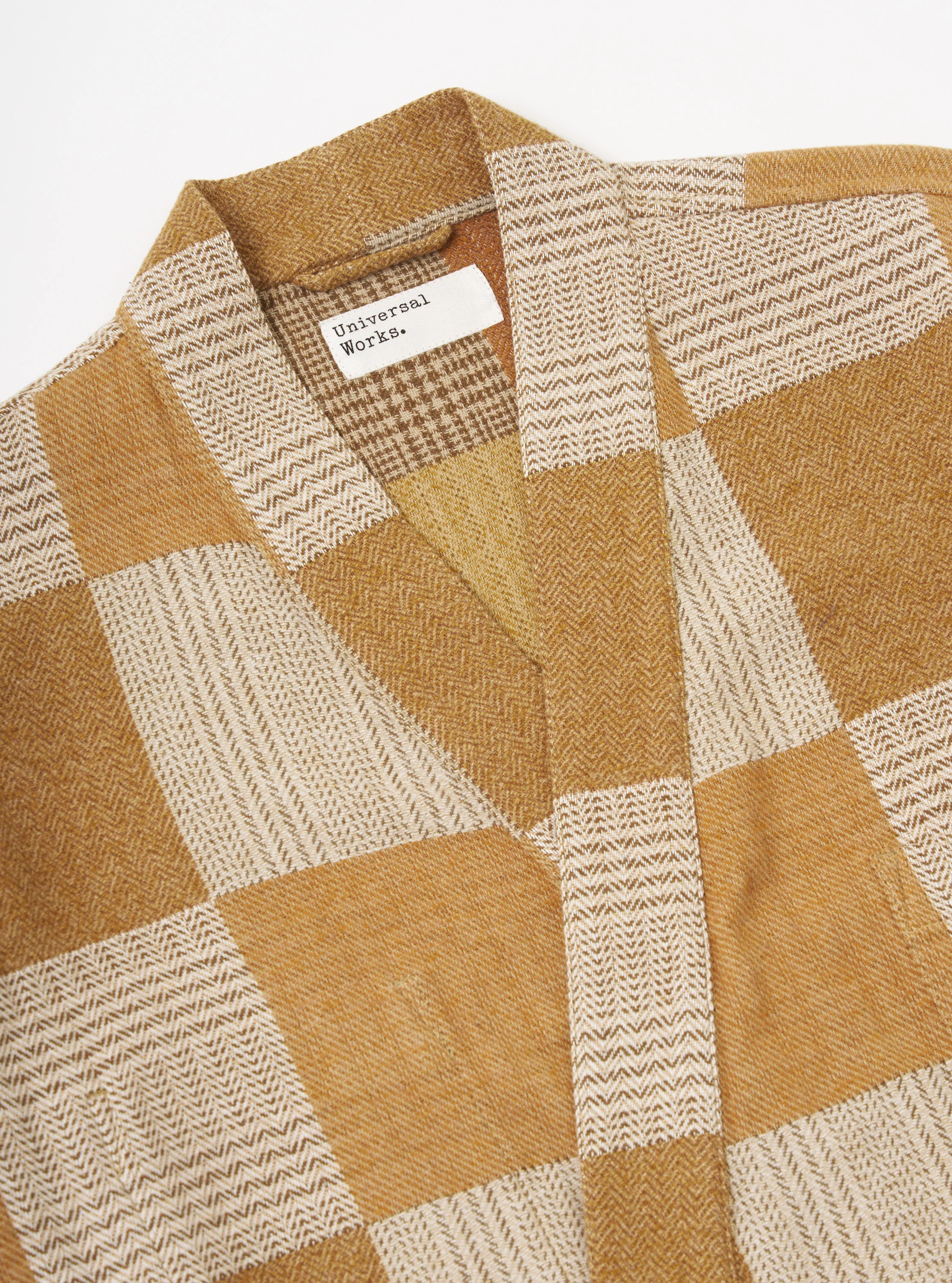 Brown Japanese Patchwork Kyoto Work Jacket - Image 6
