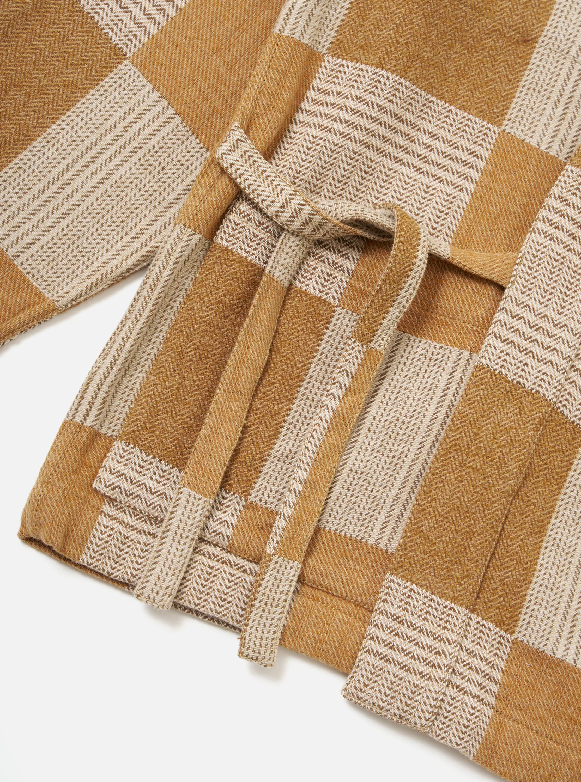 Brown Japanese Patchwork Kyoto Work Jacket - Image 8
