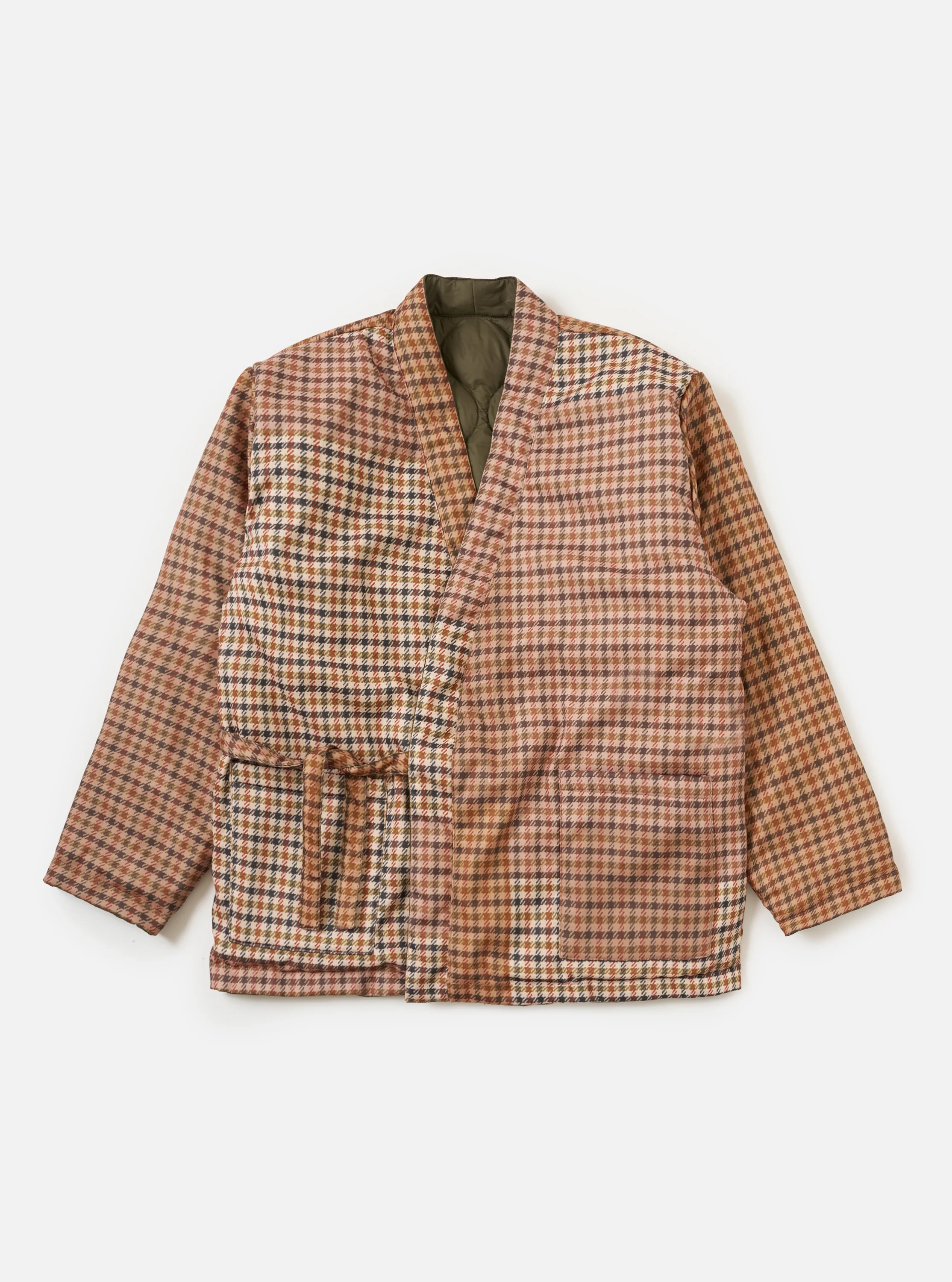 TAION x Universal Works Reversible Dark Olive Military Line Kyoto Work Jacket - Image 8