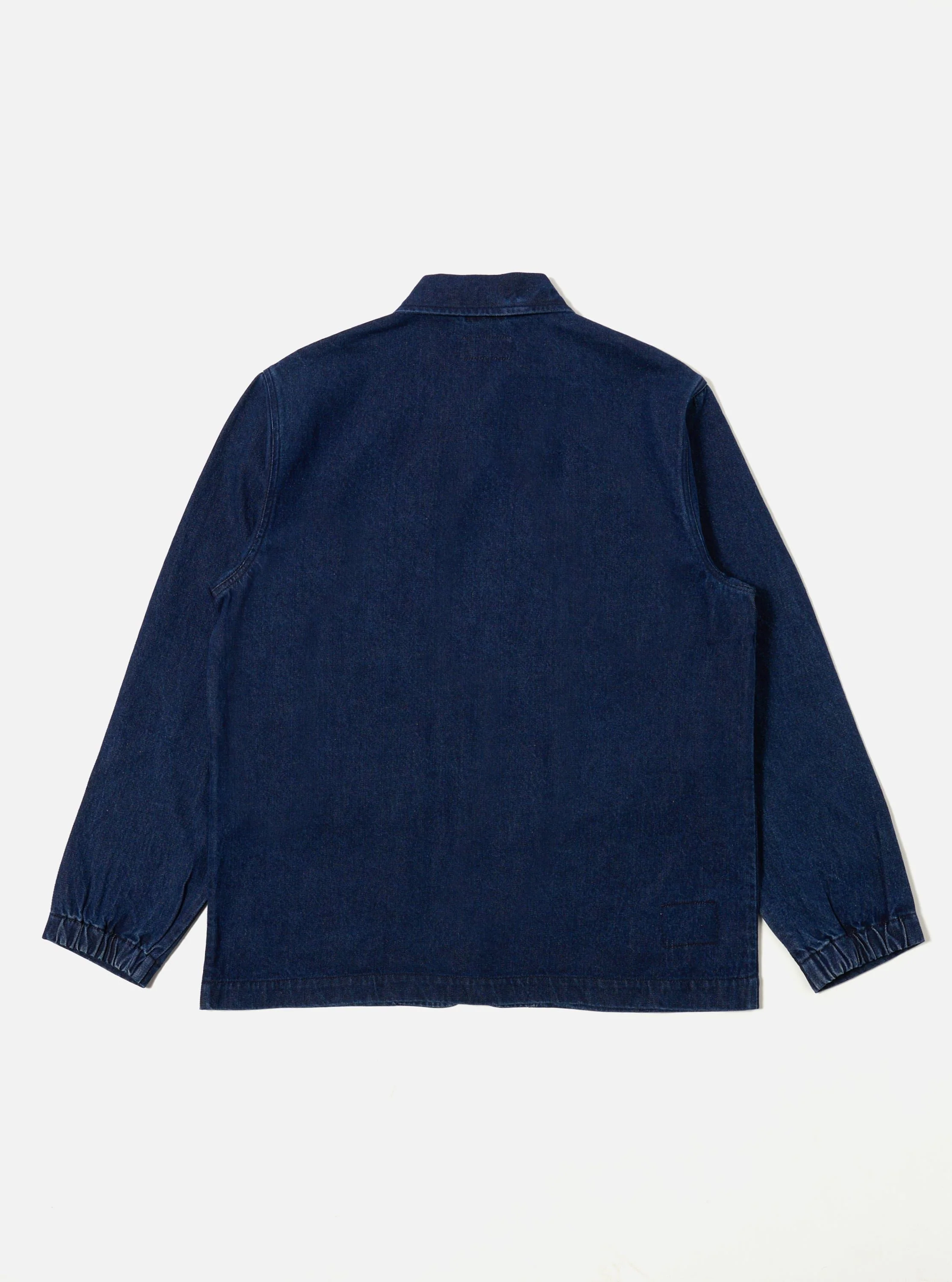 Indigo Work Denim Labour Jacket - Image 3