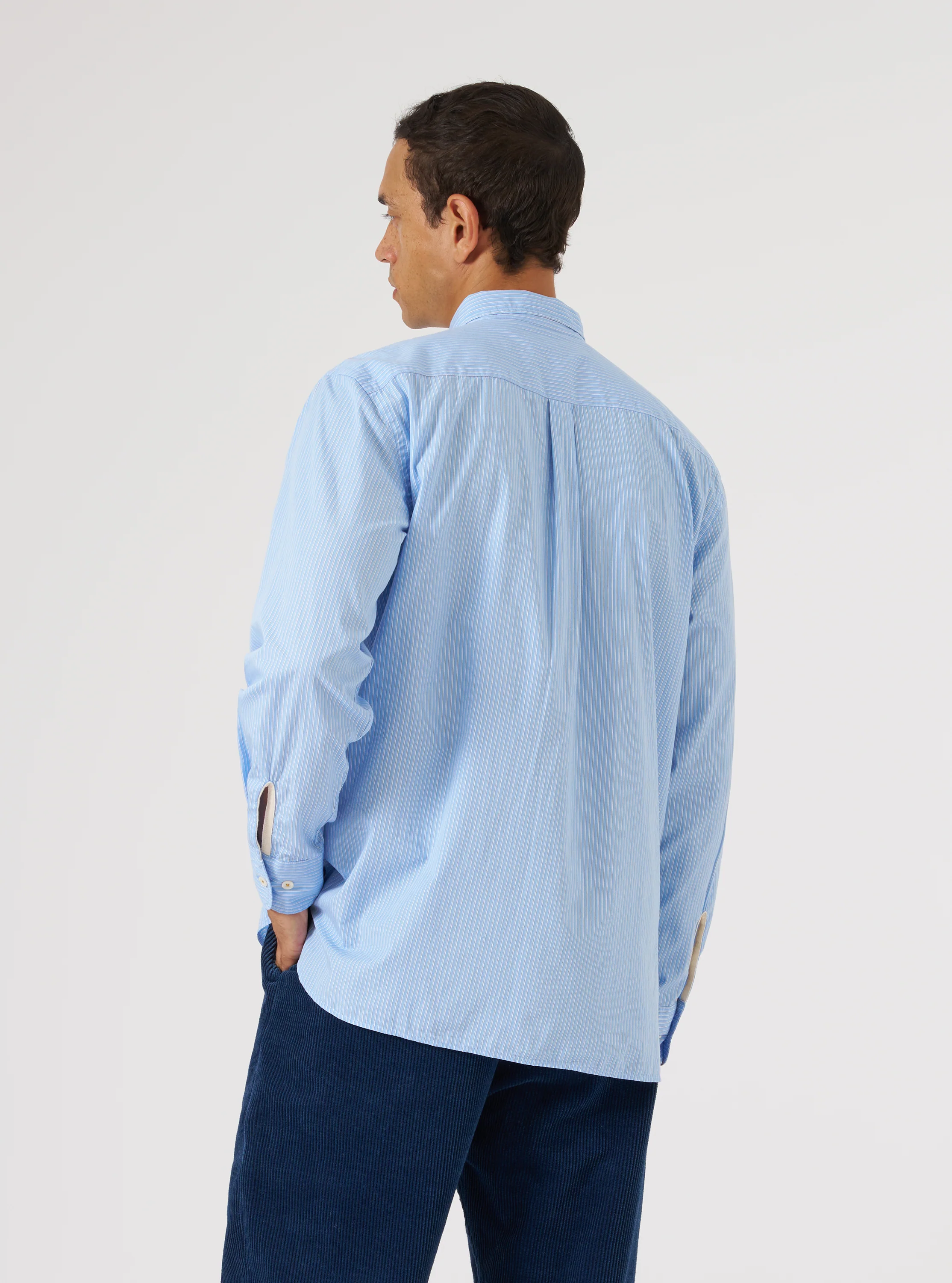 Blue Vila Stripe Narrow Lazy Day Shirt - Image 3