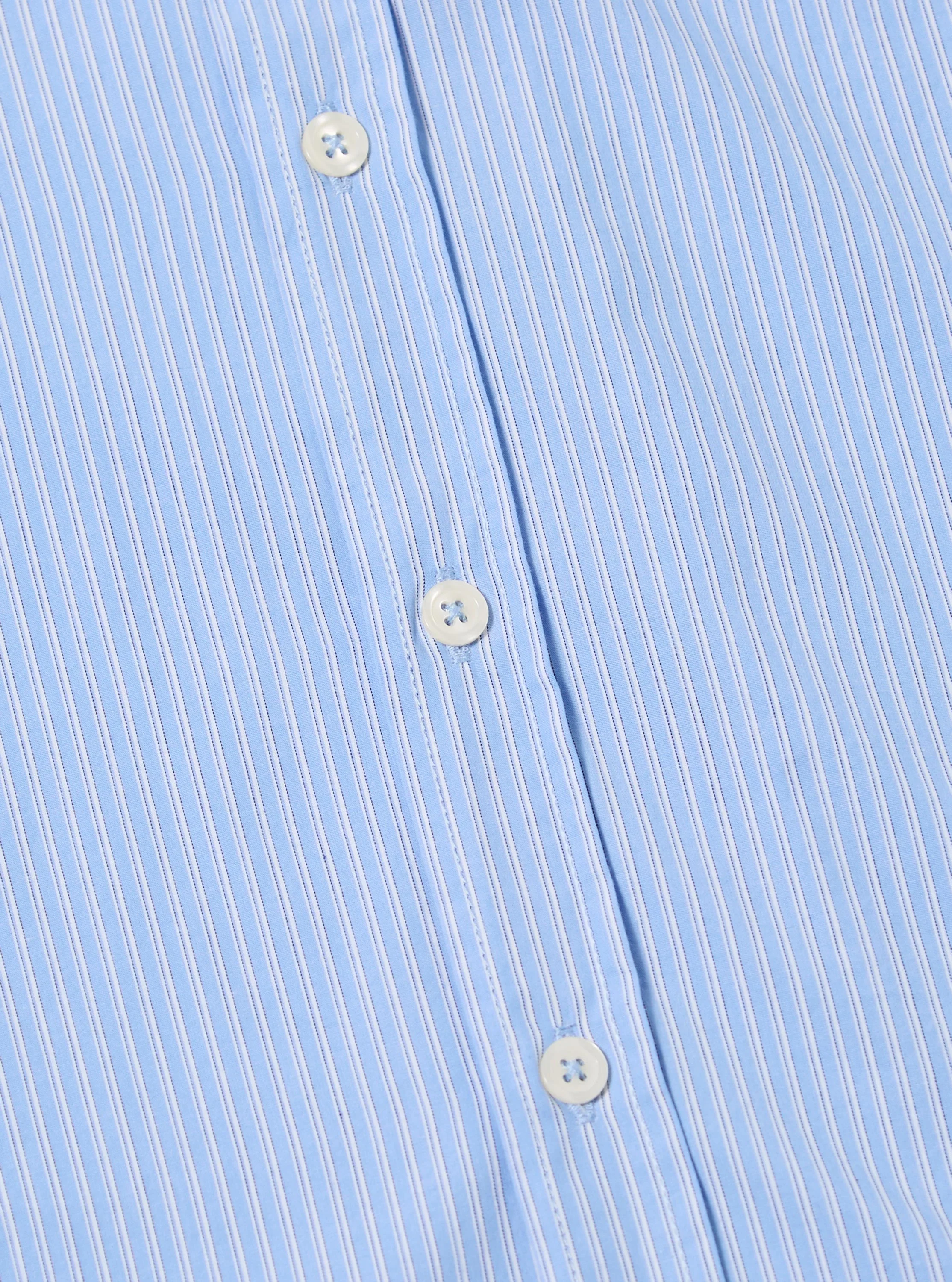 Blue Vila Stripe Narrow Lazy Day Shirt - Image 8