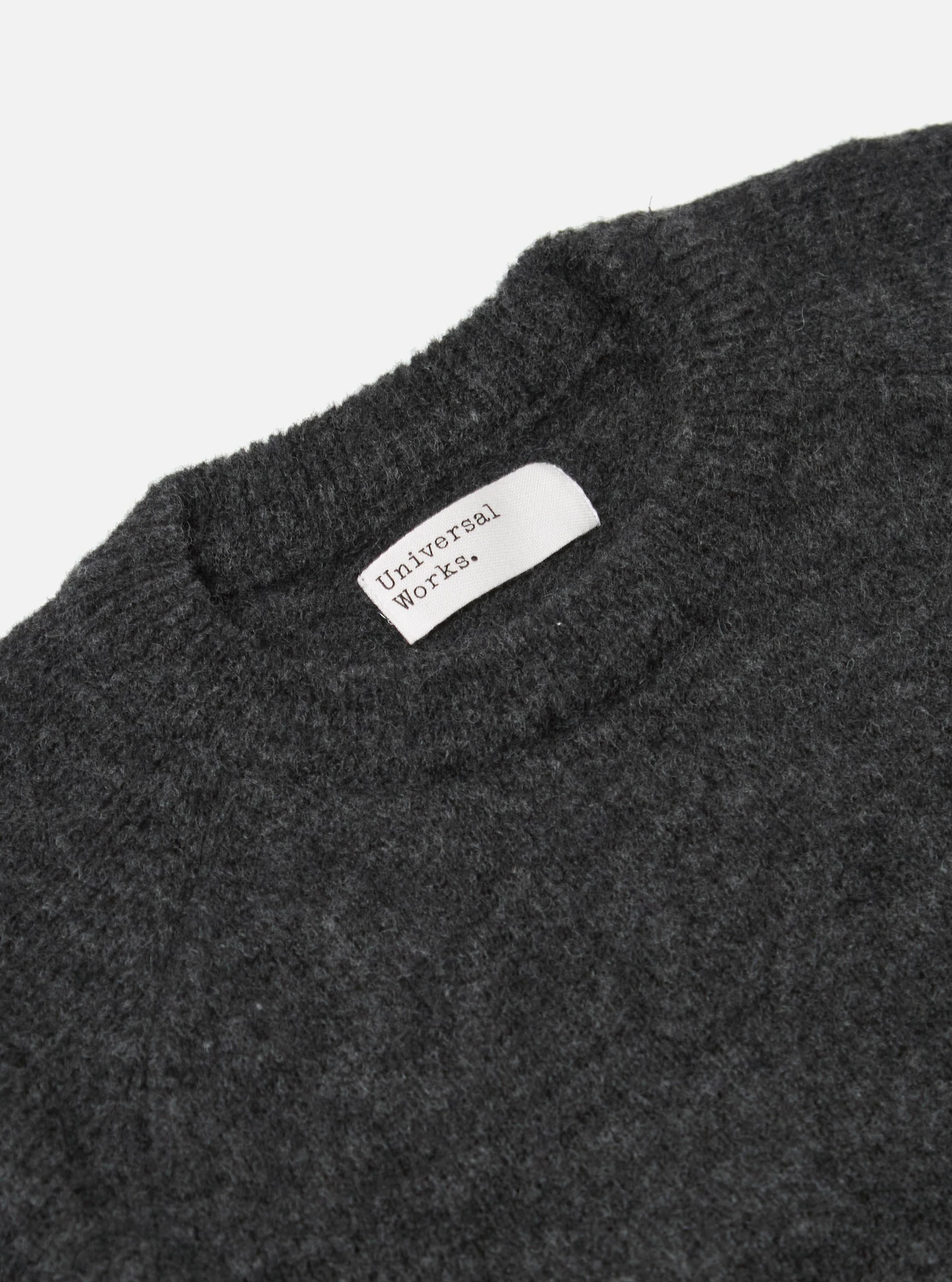 Charcoal Alpaca Knit Lyon Crew - Image 6