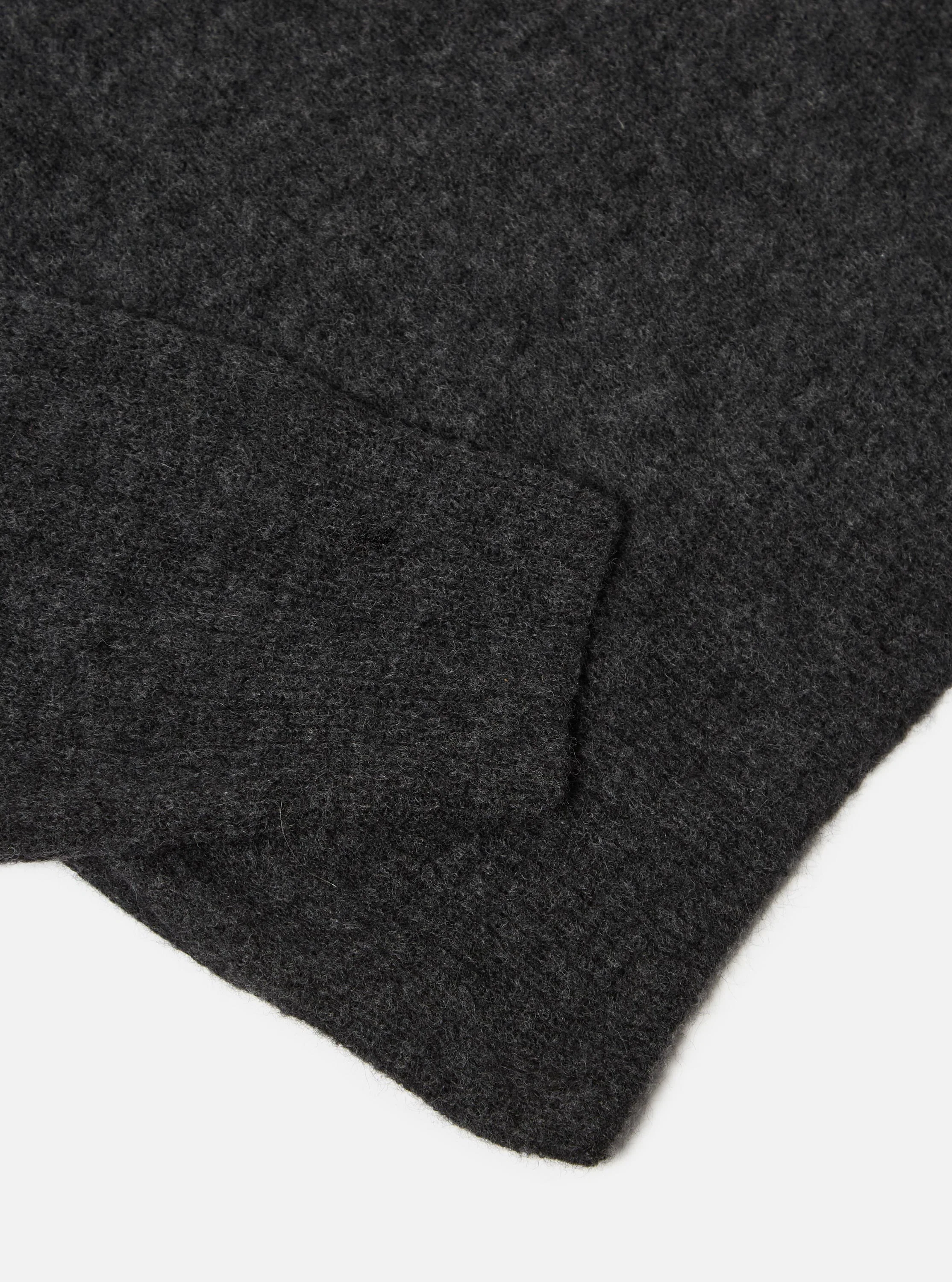 Charcoal Alpaca Knit Lyon Crew - Image 7
