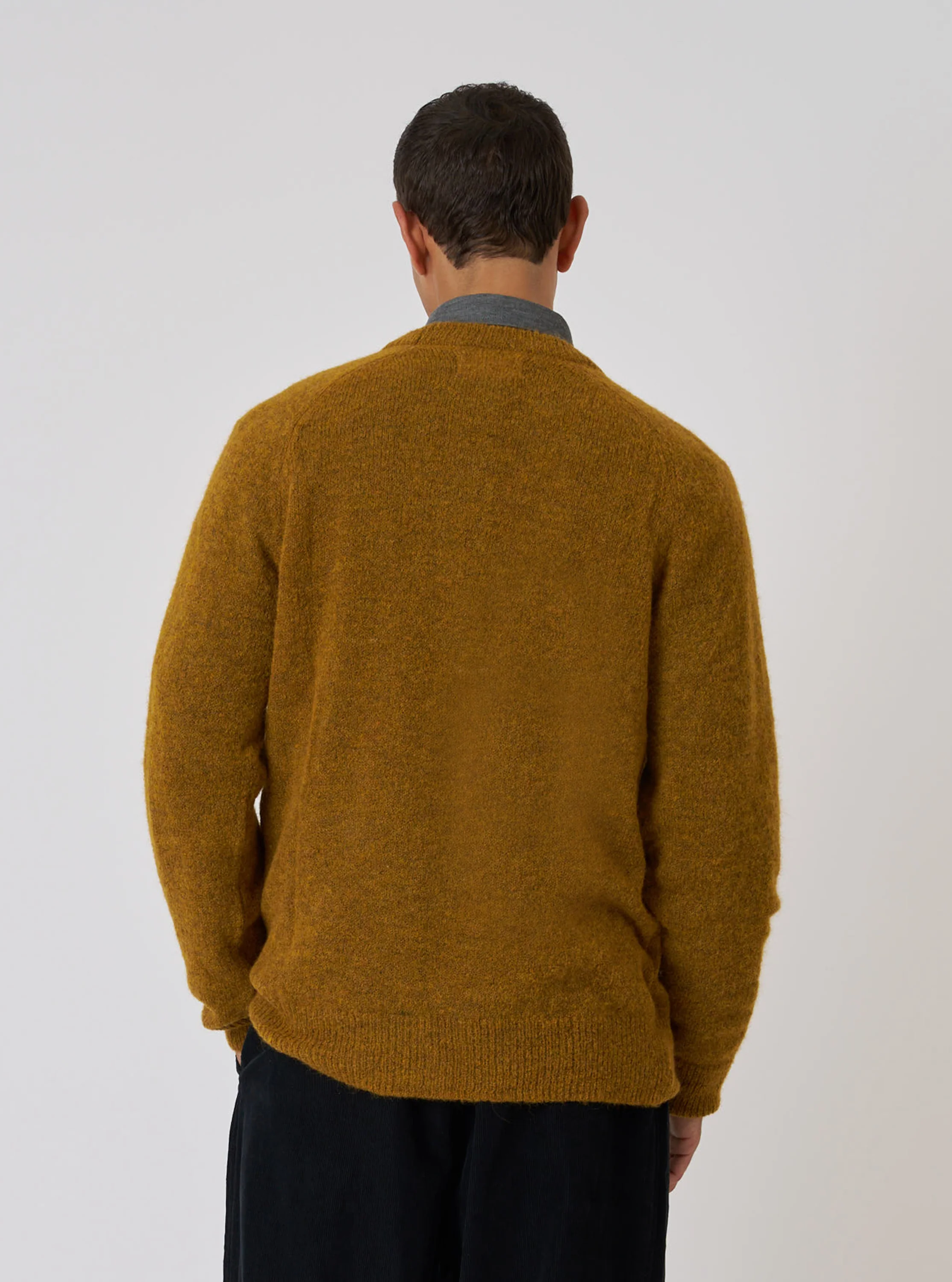 Gold Alpaca Knit Lyon Crew - Image 3
