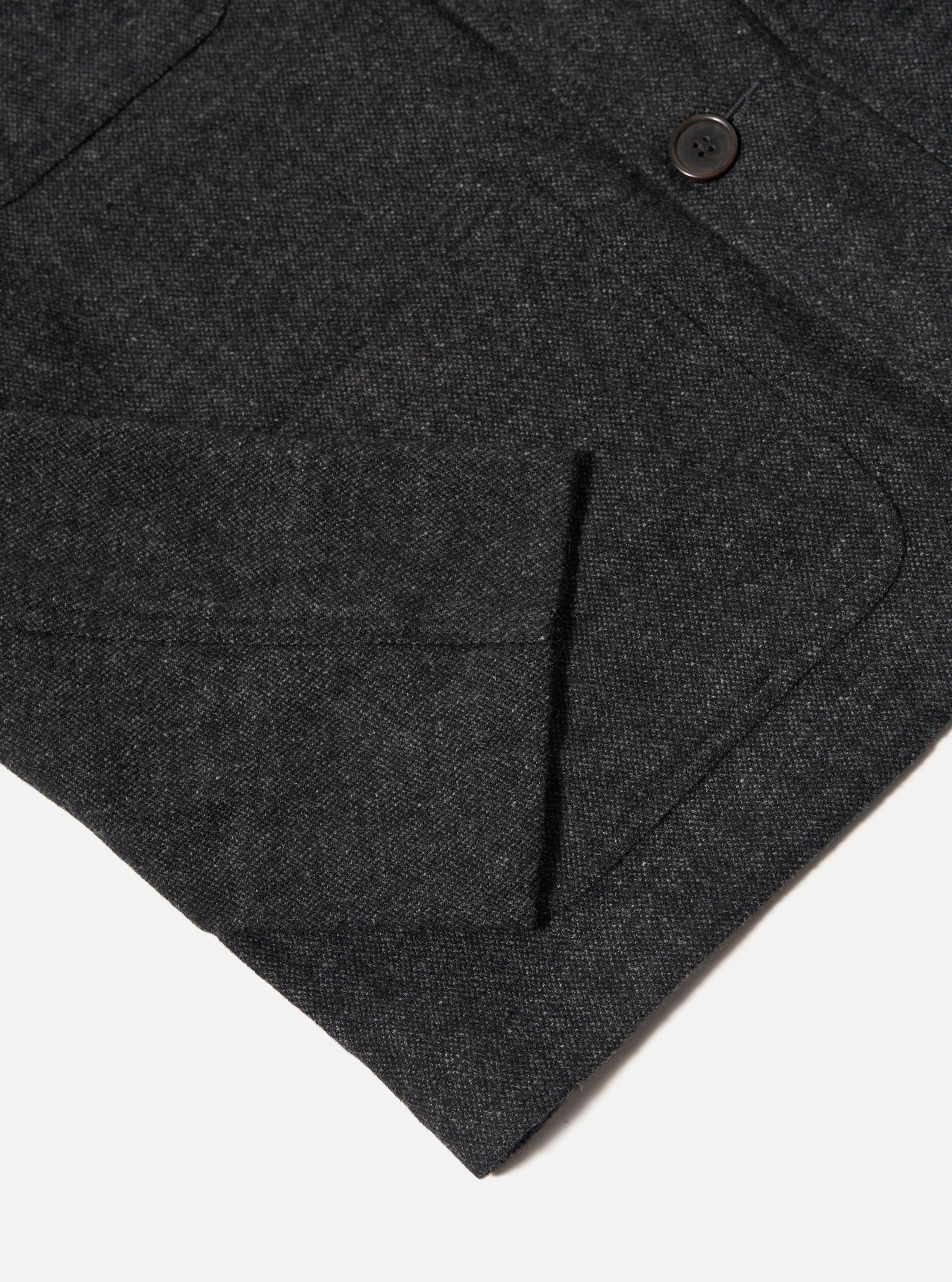 Grey Anders Wool Upcycled Merchant Jacket - Image 9
