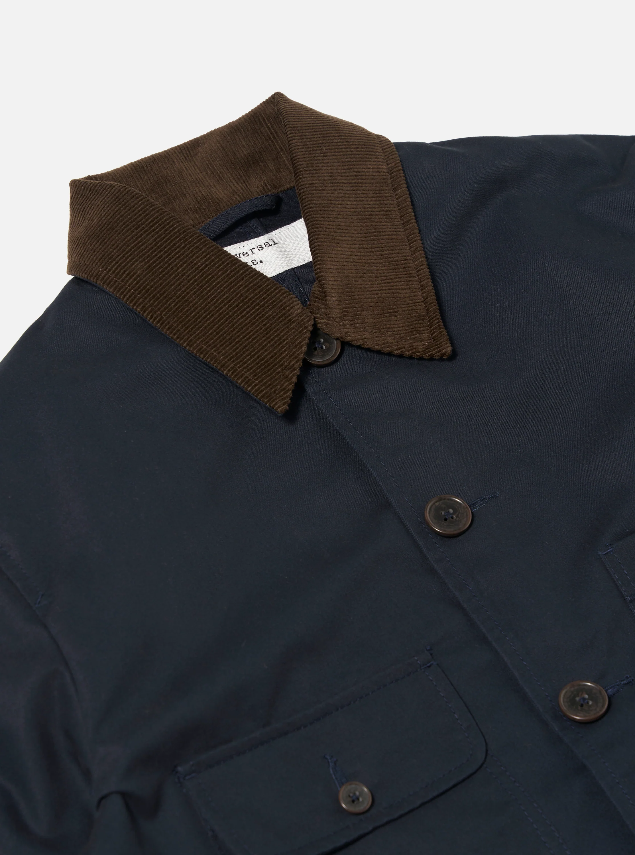 Navy Brushed Polytech Merchant Jacket - Image 6