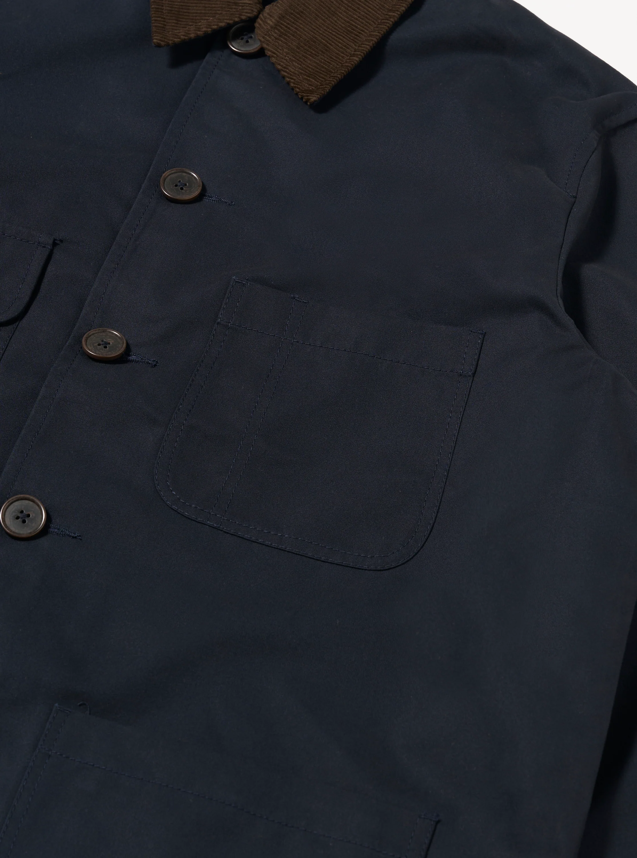 Navy Brushed Polytech Merchant Jacket - Image 7